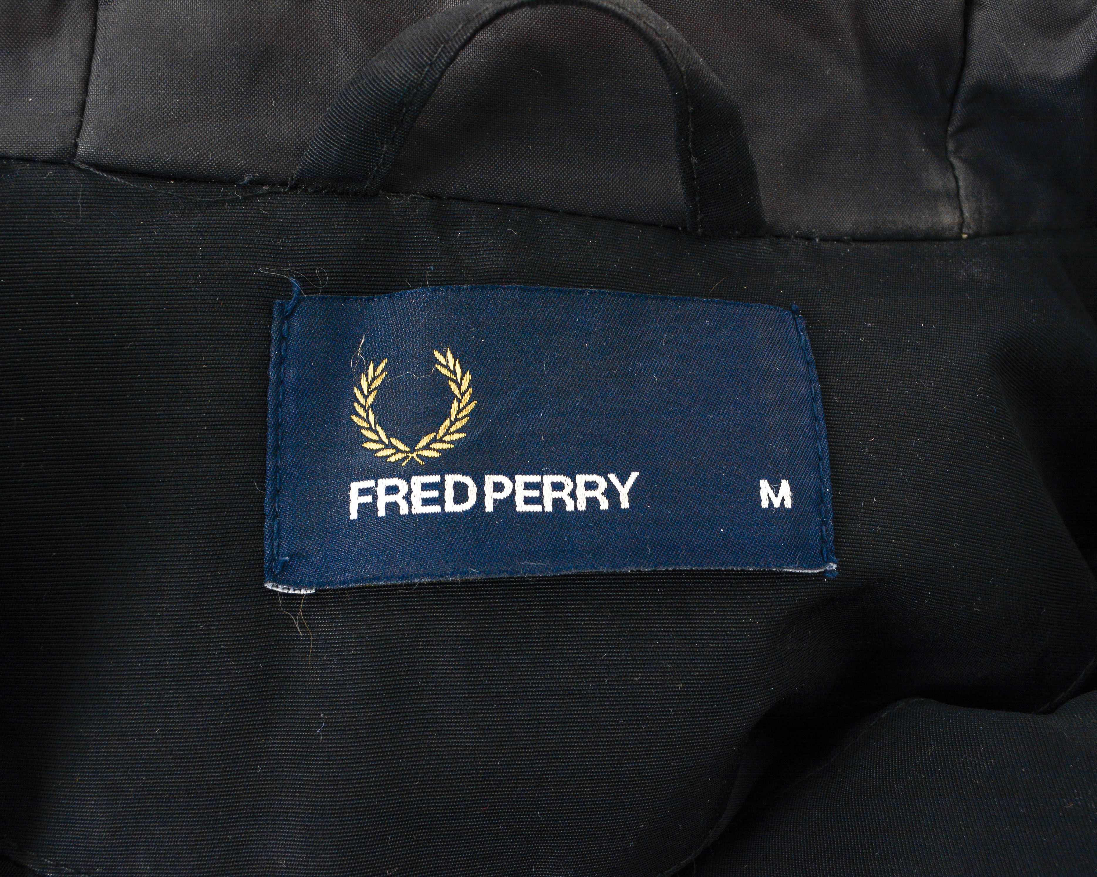 Fred Perry Down puffer padded jacket men m parka coat hooded Size US M / EU 48-50 / 2 - 5 Thumbnail