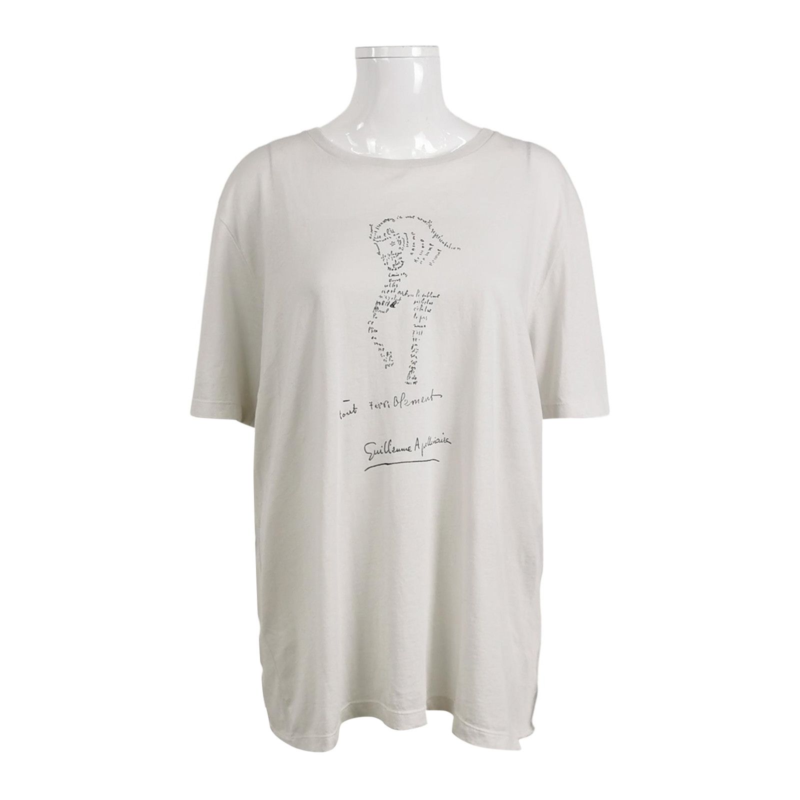 Saint Laurent Paris Saint Laurent Guillaume Apollinaire Graphic T-Shirt XL Size US XL / EU 56 / 4 - 1 Thumbnail