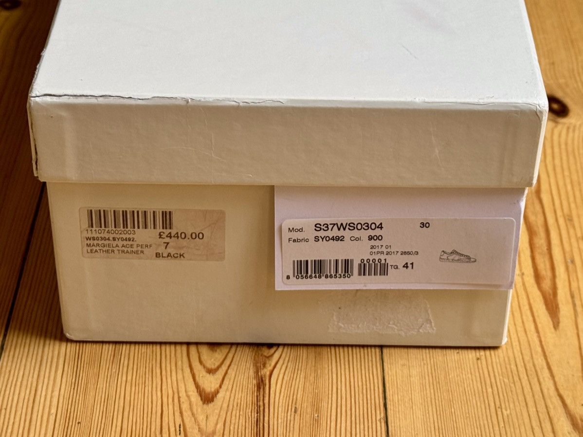Maison Margiela Maison Margiela Replica perforated black leather Size US 8 / EU 41 - 12 Thumbnail