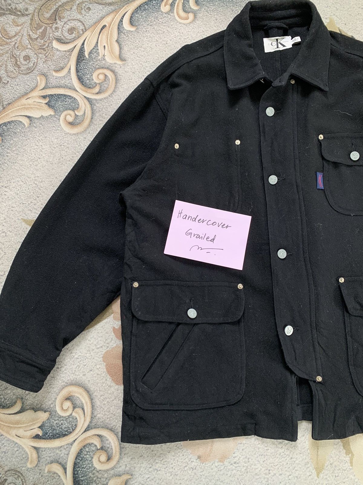 Calvin Klein CK Calvin Klein Jeans Wool & Viscose Jacket Size US L / EU 52-54 / 3 - 4 Thumbnail