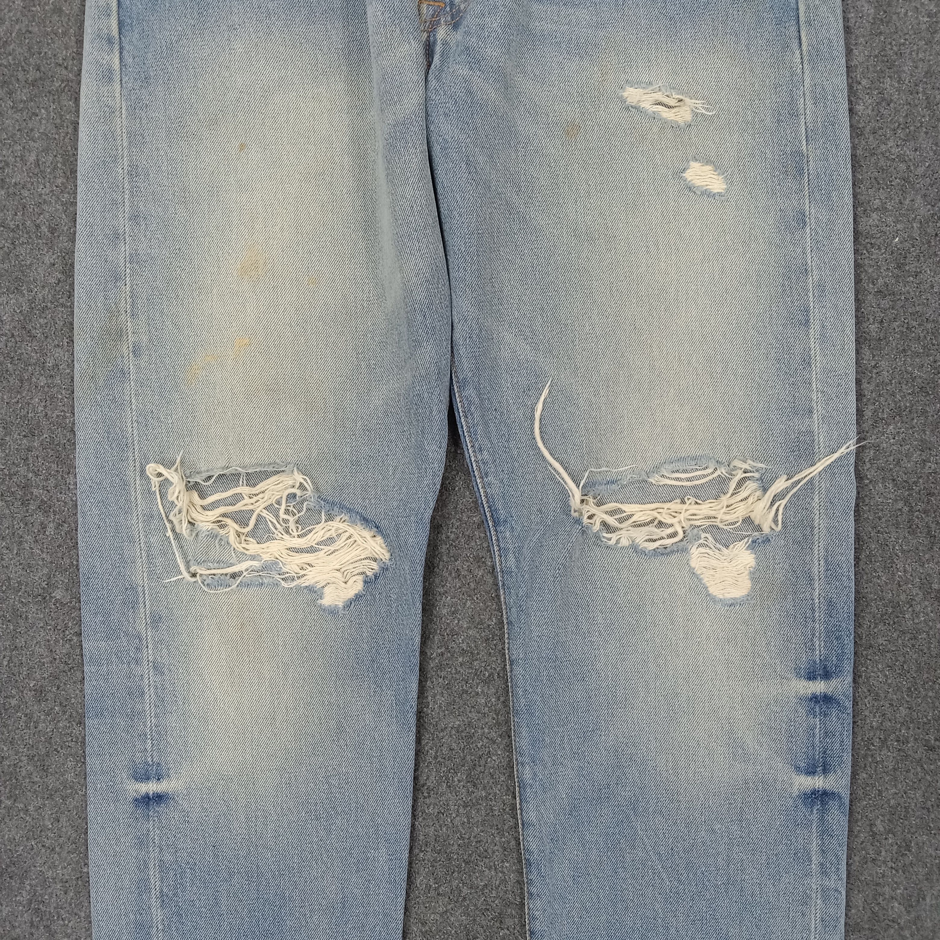 Levi's Levi's 501 American Distressed Style Denim Jeans c235n35 Size US 32 / EU 48 - 2 Thumbnail