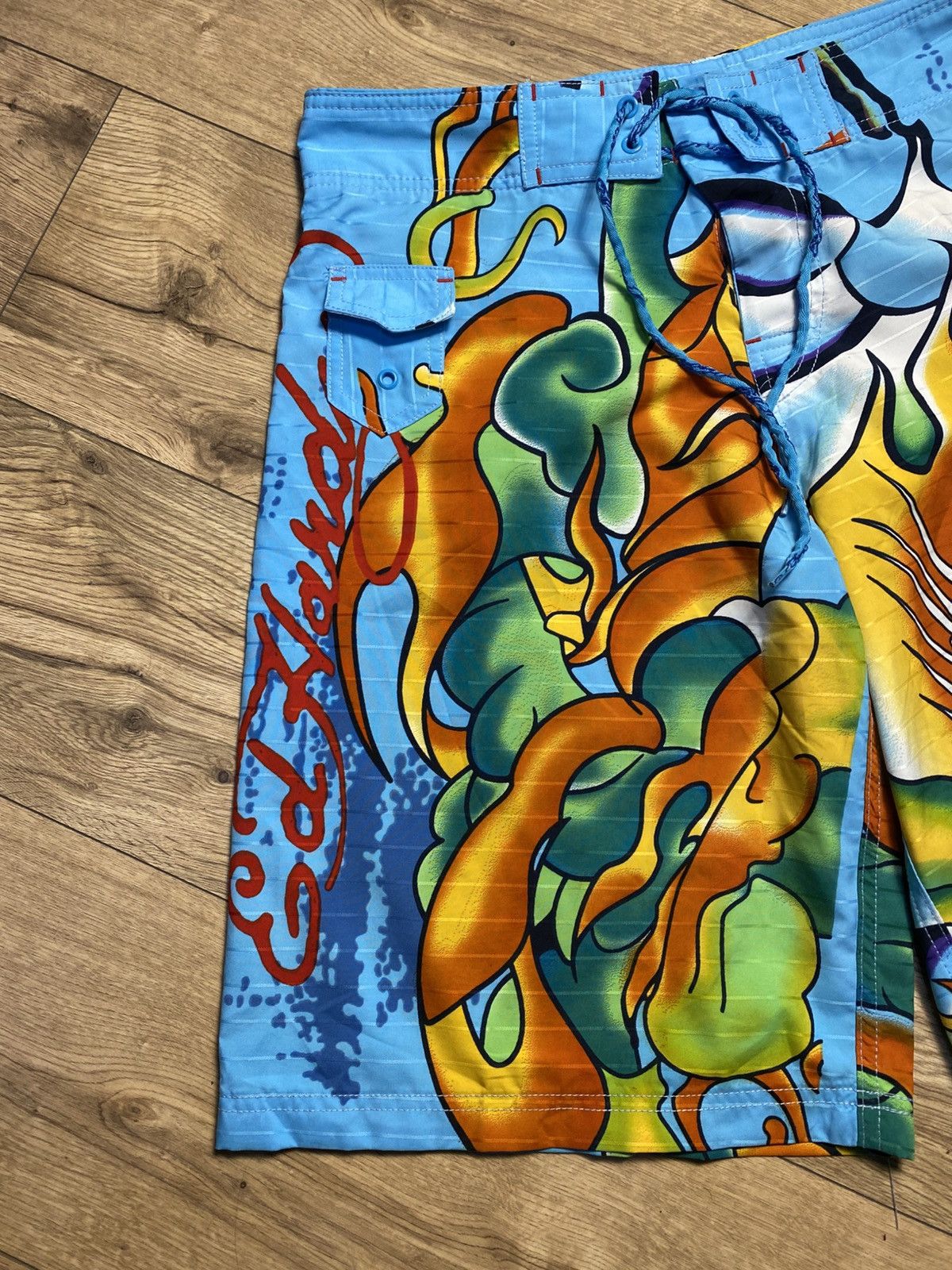 Ed Hardy Vintage Ed Hardy Christian Audigier XL Tiger Tattoo Print Size US 34 / EU 50 - 2 Thumbnail