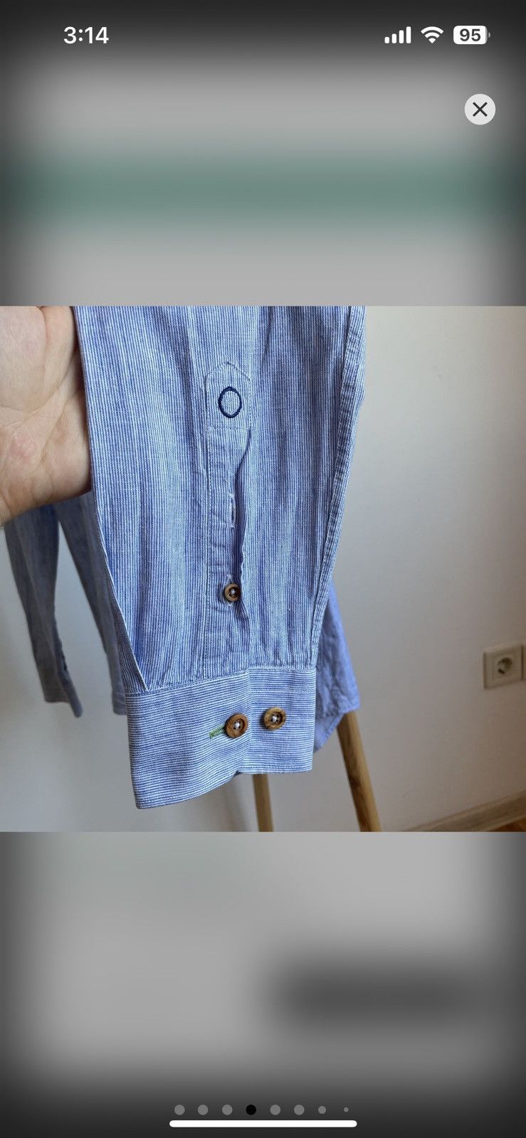 Oliver Sweeney Oliver Sweeney Linen/Cotton Pinstripe Shirt Size S Size US S / EU 44-46 / 1 - 4 Thumbnail