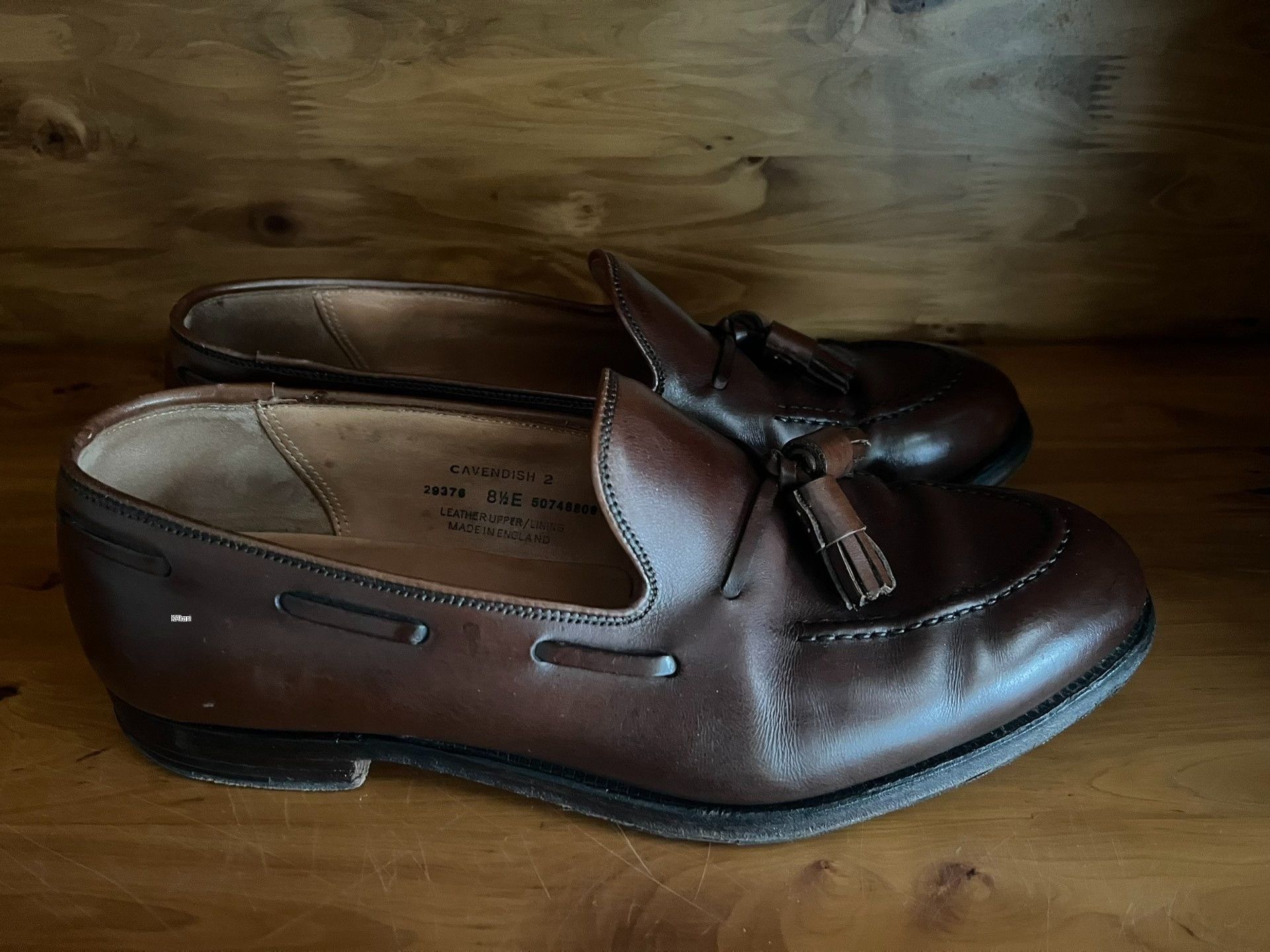 Crockett & Jones Crockett & Jones Leather Loafers Size US 10.5 / EU 43-44 - 3 Thumbnail