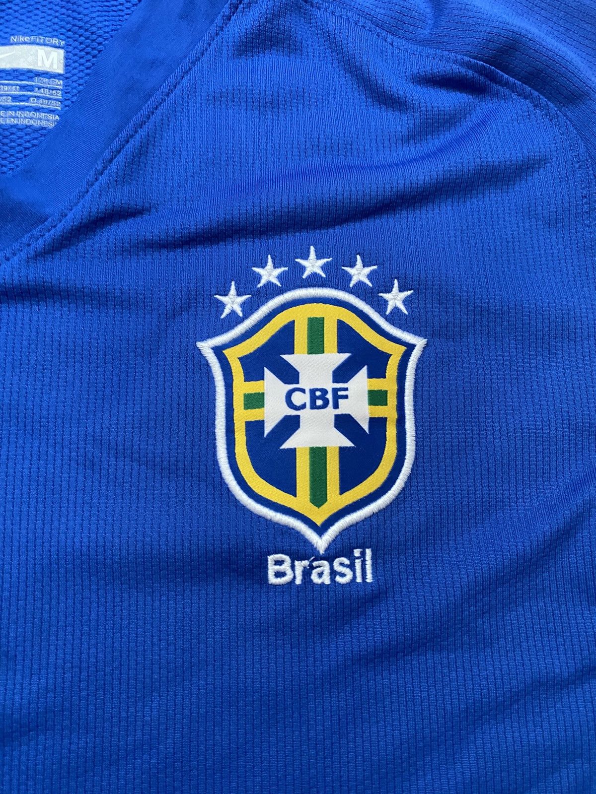 Nike Nike BRAZIL 2008 2010 AWAY FOOTBALL SHIRT SOCCER JERSEY Size US M / EU 48-50 / 2 - 3 Thumbnail