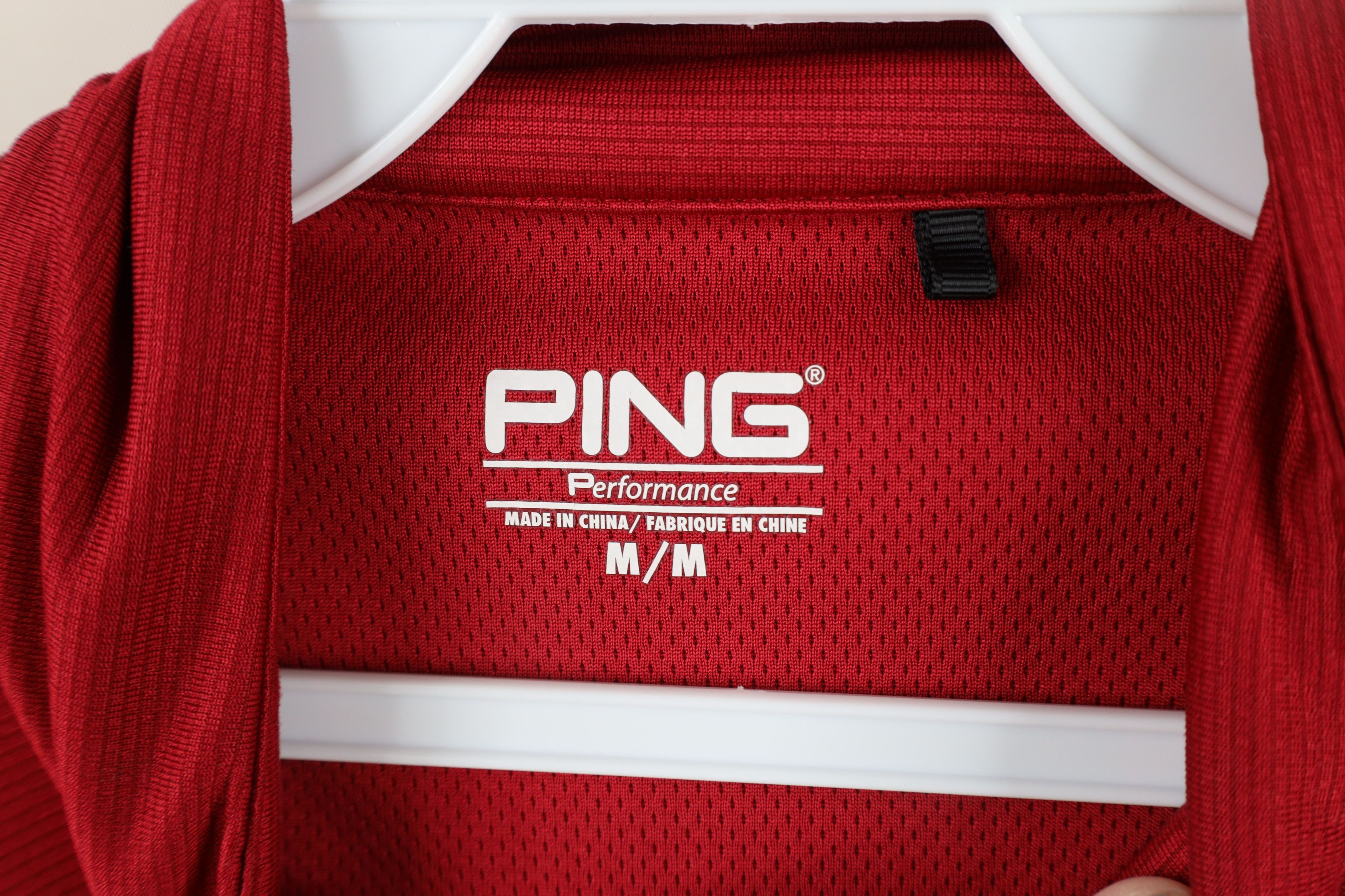 PING × Vintage Ping Golf Performance Half Zip Pullover Golfing Jacket Red Size US M / EU 48-50 / 2 - 6 Thumbnail
