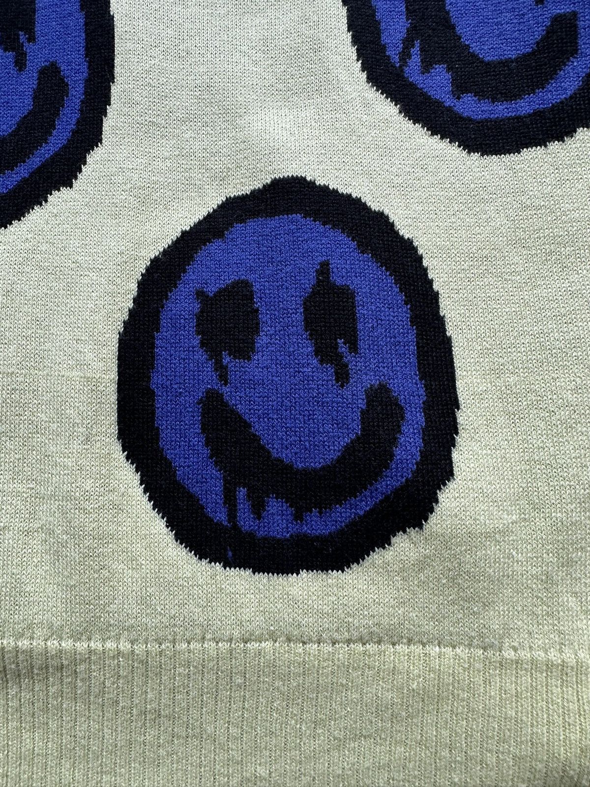 Hysteric Glamour 00's World Wide Love scary smiley knitted sweater Size US L / EU 52-54 / 3 - 15 Thumbnail