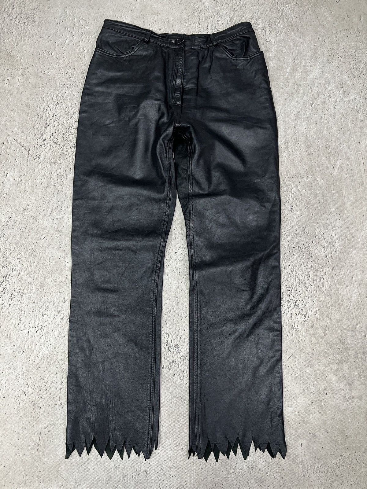 Dolce & Gabbana Dolce Gabbana archive leather pants avant garde y2k Size US 32 / EU 48 - 1 Thumbnail