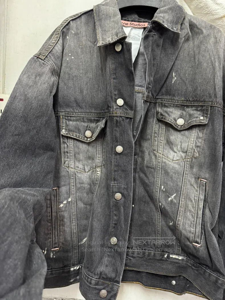 Acne Studios Acne Studios Retro faded ink-splashed loose off-the-should Size US XS / EU 42 / 0 - 8 Thumbnail