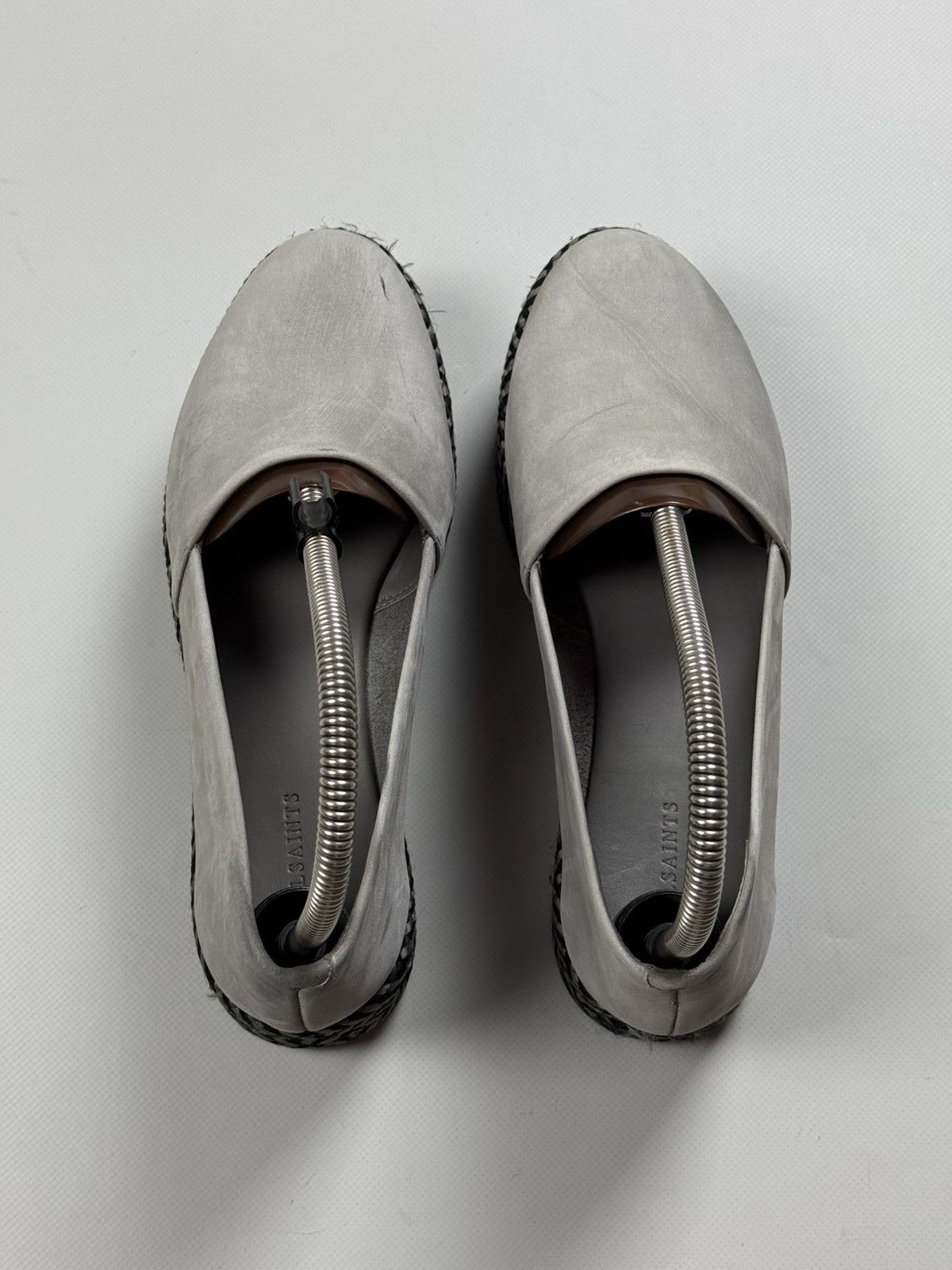 Allsaints × Japanese Brand Allsaints Ladies Leather Platform Loafers Shoes Size 38 Size US 8 / IT 38 - 16 Thumbnail