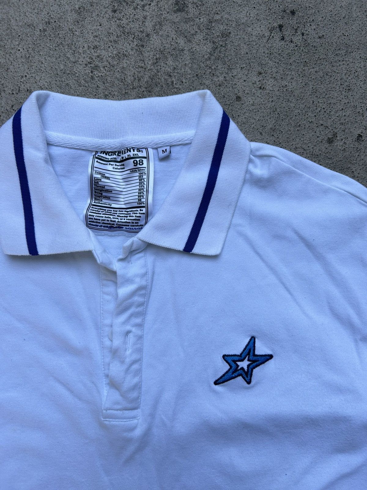 Vintage Since ‘98 “Rawckstar” Polo Shirt Size US M / EU 48-50 / 2 - 3 Thumbnail