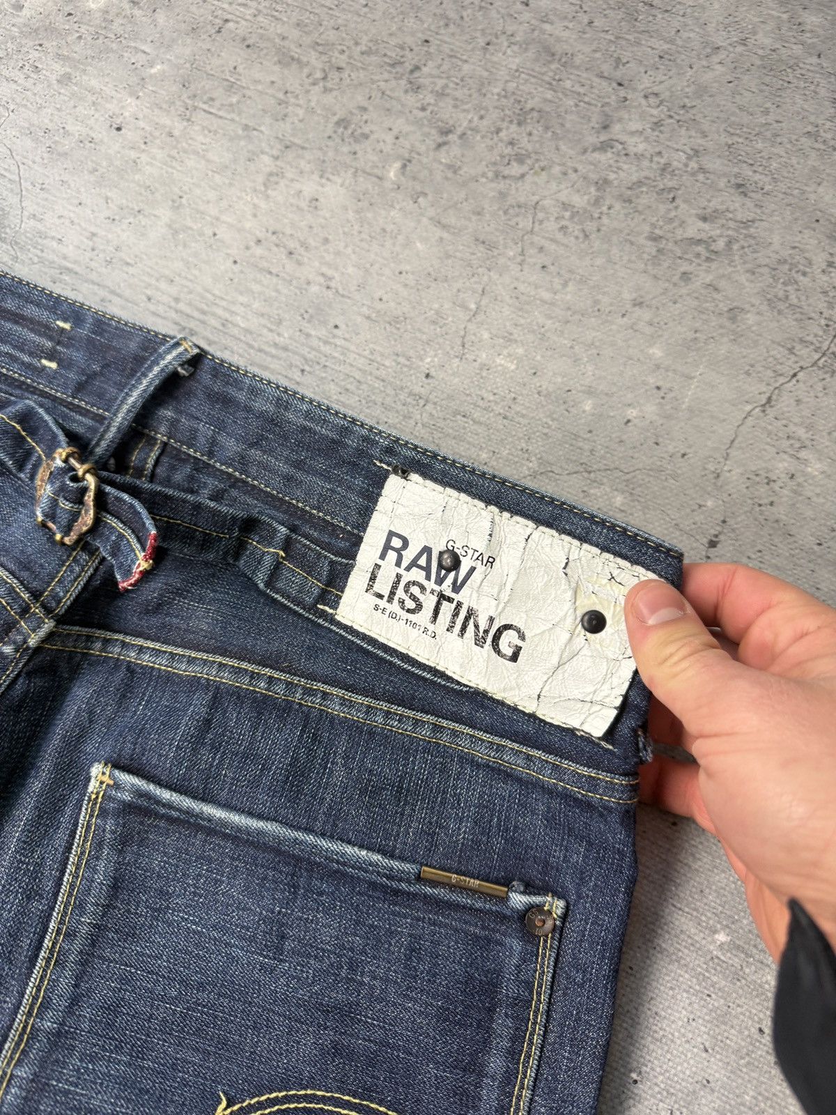 G-Star G-Star Raw US first USA denim indigo blue selvedge denim Size US 32 / EU 48 - 6 Thumbnail