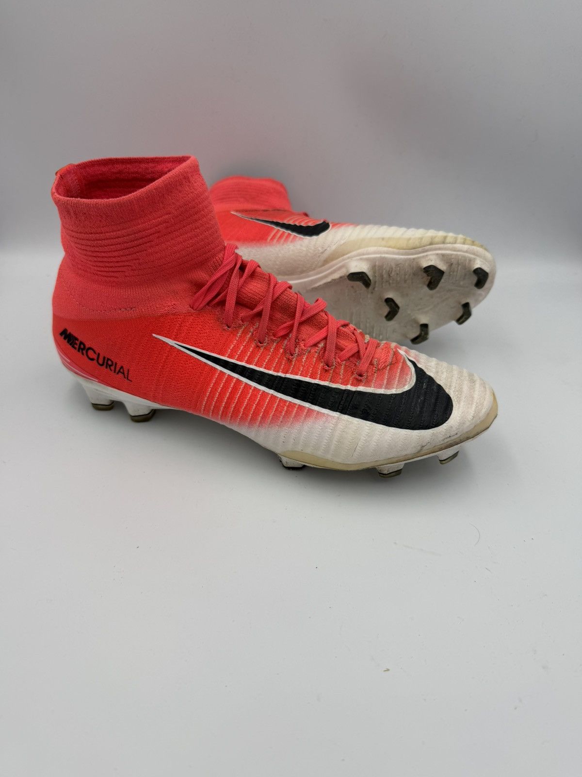 Nike Nike Mercurial Superfly Pink White Football Soccer Cleats Size US 7.5 / EU 40-41 - 1 Thumbnail