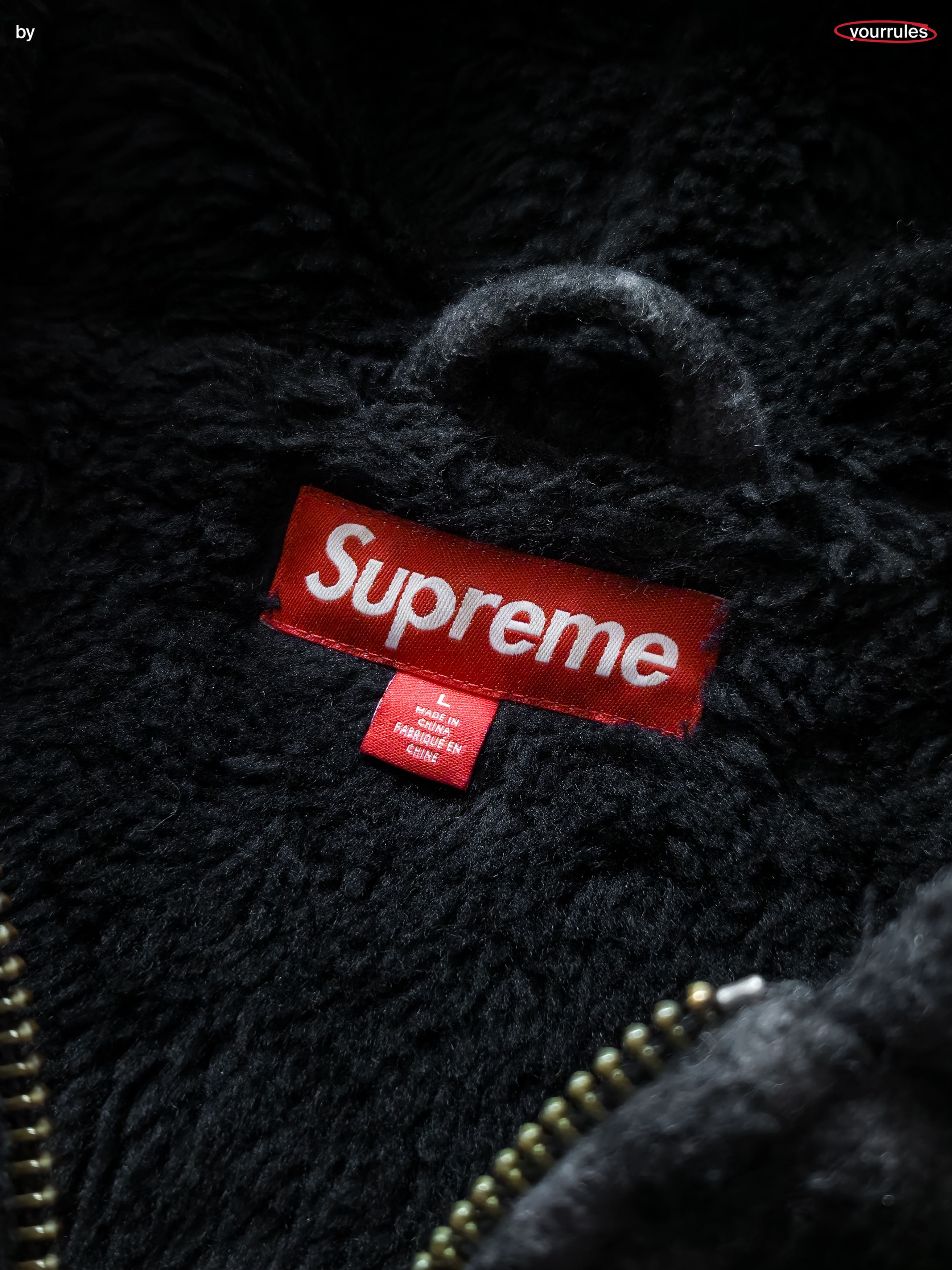 Supreme Supreme Plaid Wool Hooded Work Jacket (black) Size US L / EU 52-54 / 3 - 4 Thumbnail