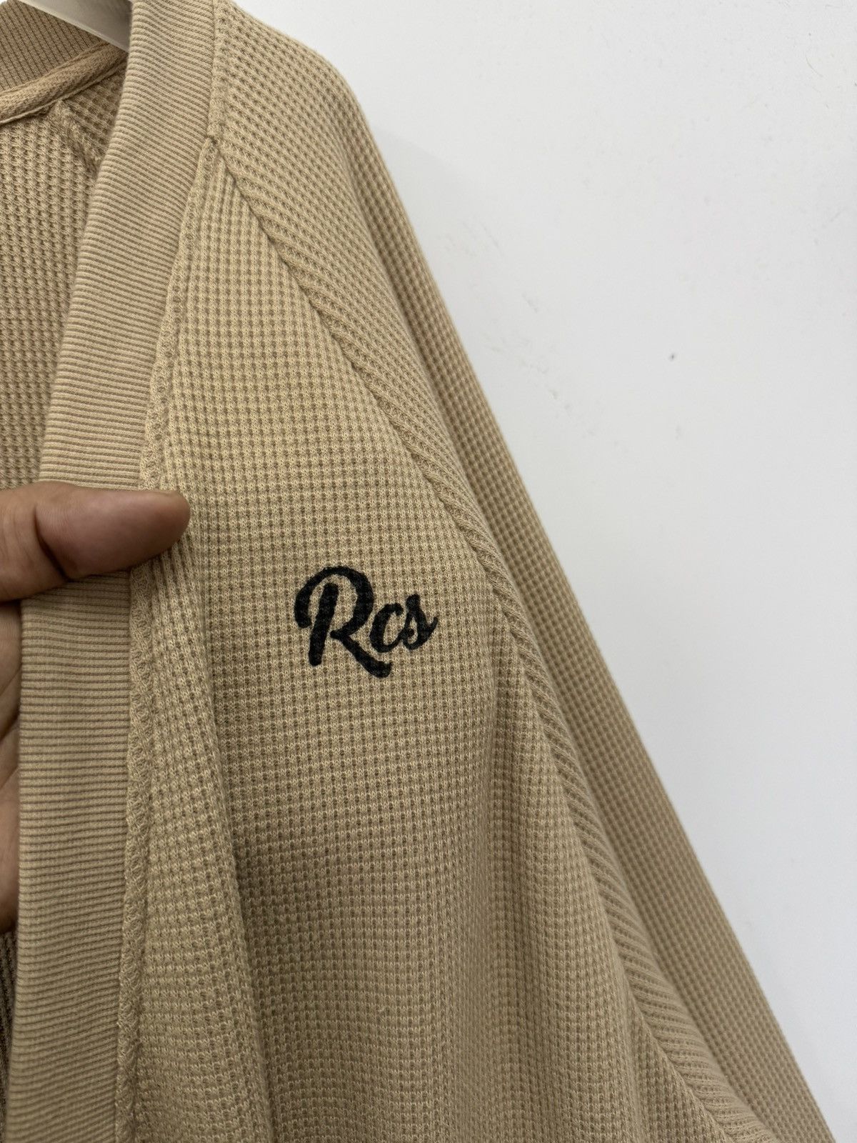 MIDNIGHT RODEO 🔥 Rodeo Crowns Japon Waffle Cotton Open Cardigan Size US L / EU 52-54 / 3 - 7 Thumbnail
