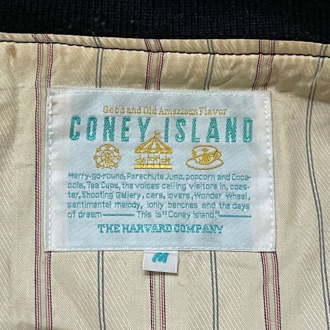 Vintage Vintage Coney Island Wool Varsity Bomber Jacket Size US M / EU 48-50 / 2 - 8 Thumbnail