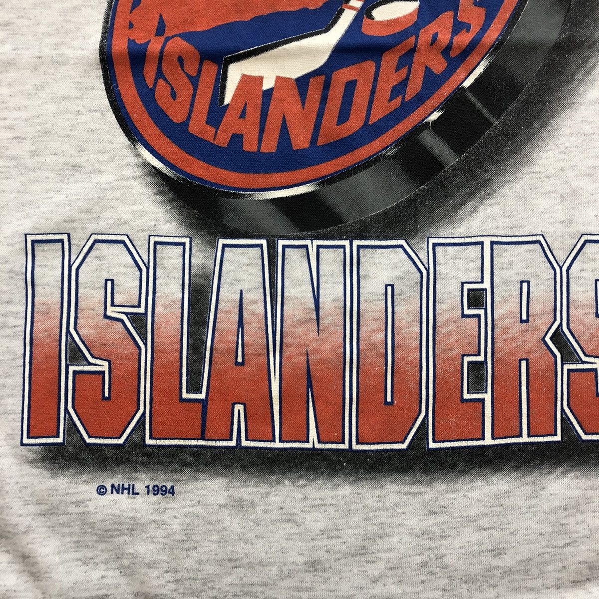 Faded Glory New York ISLANDERS Team NHL Vintage T-Shirt Size US L / EU 52-54 / 3 - 5 Thumbnail