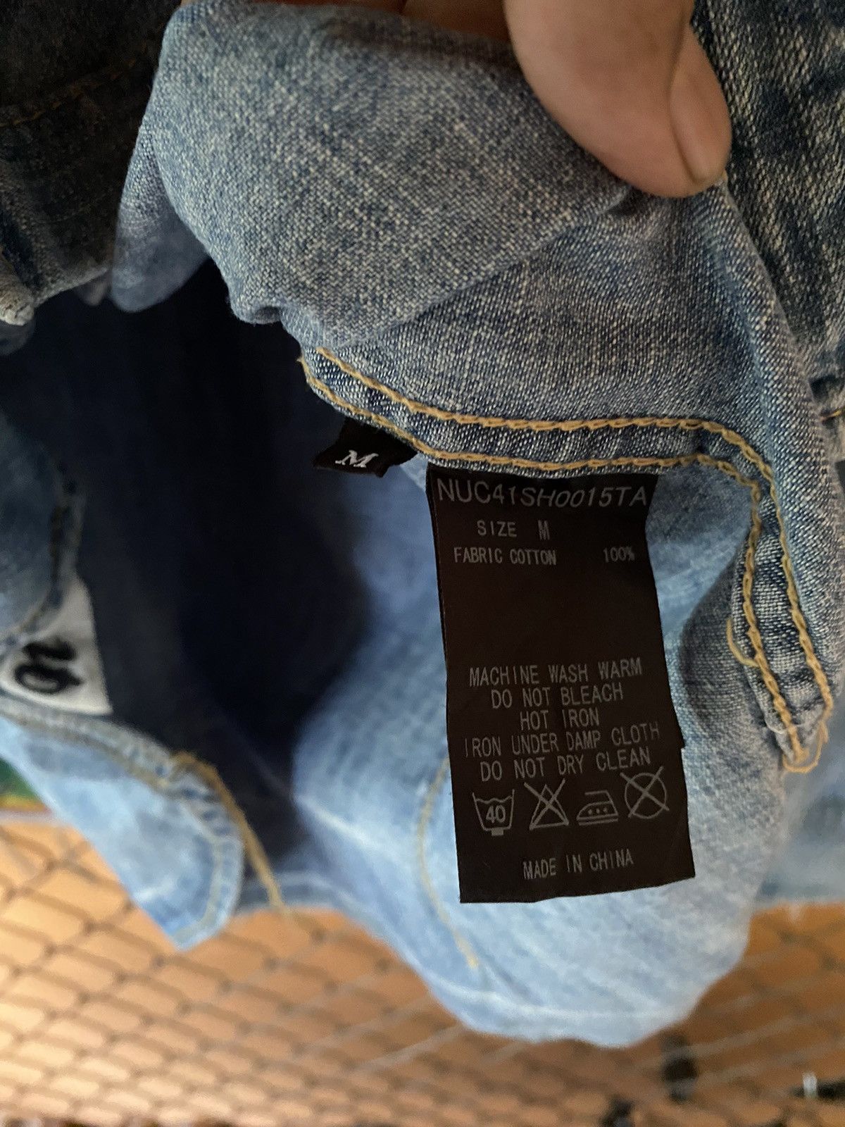 If Six Was Nine × Japanese Brand × NANO universe Nano universe denim shirt Size US M / EU 48-50 / 2 - 6 Thumbnail