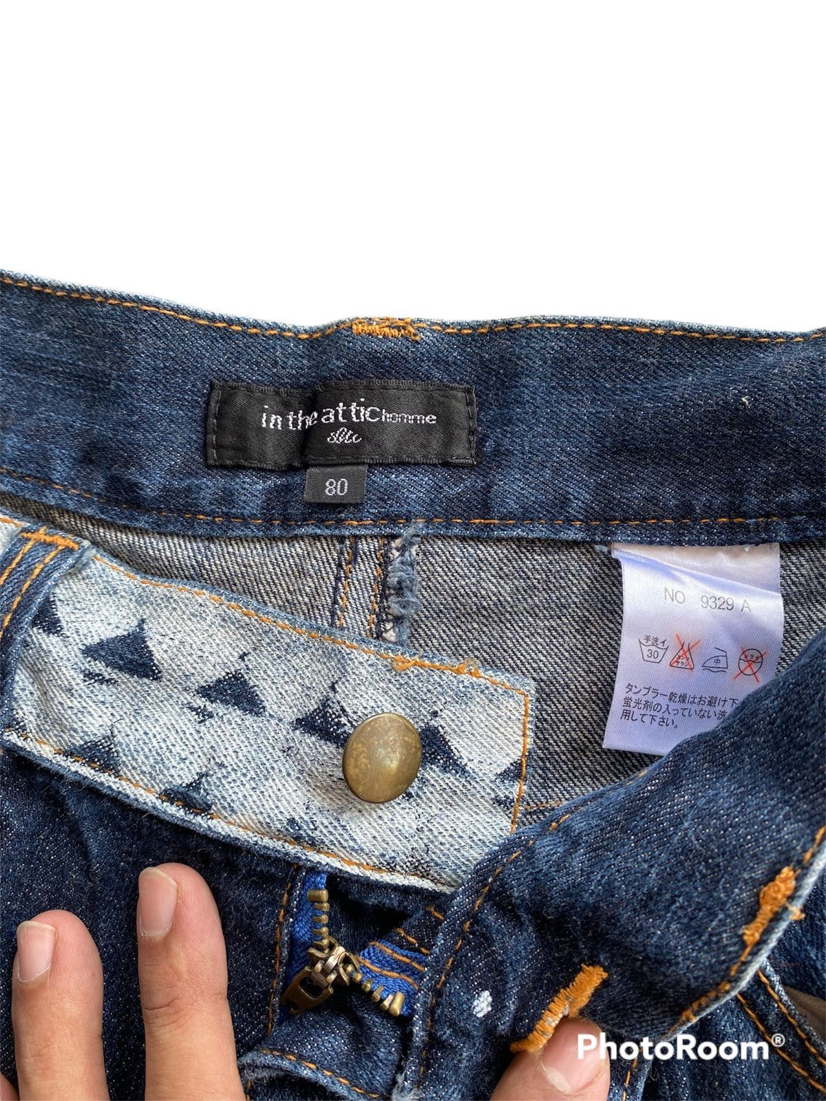 If Six Was Nine × In The Attic × Le Grande Bleu (L.G.B.) In The Attic Home Punk Grunge Jeans P170 Size US 31 - 7 Thumbnail