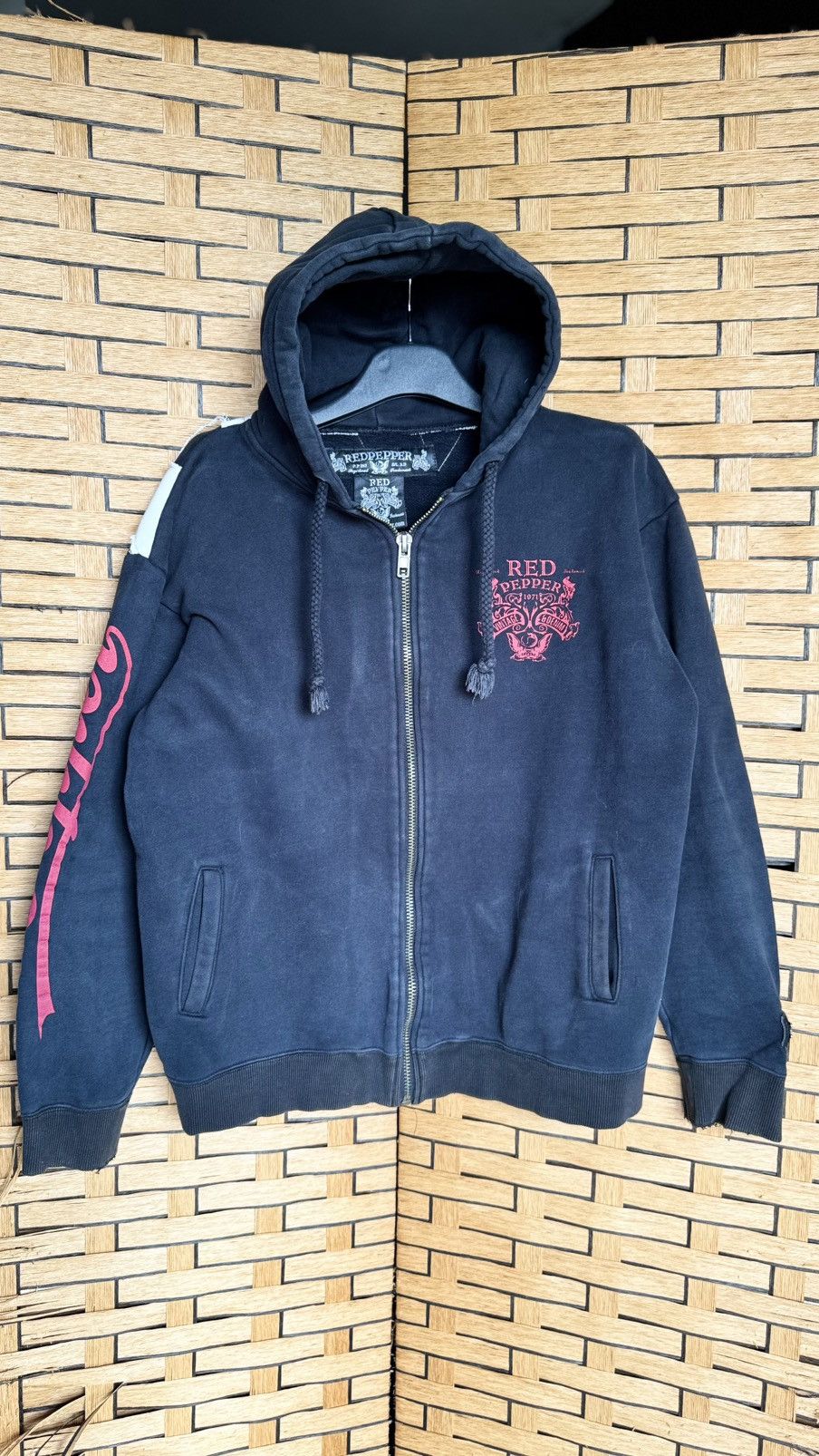 Japanese Brand Vintage Ref Pepper Vintage Denim zipper Hoodie Size US L / EU 52-54 / 3 - 2 Thumbnail