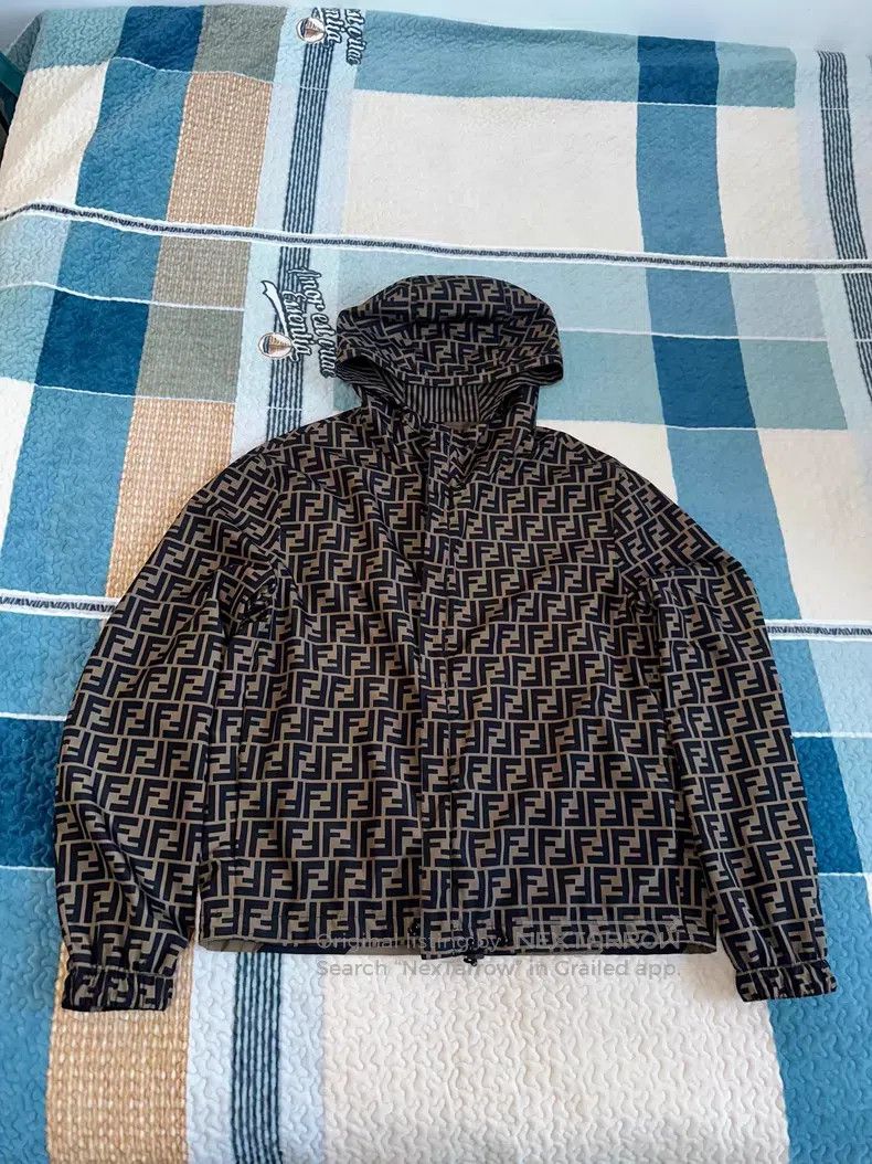 Fendi Fendi Monogram Double F Double Sided Hooded Jacket Size US S / EU 44-46 / 1 - 1 Thumbnail