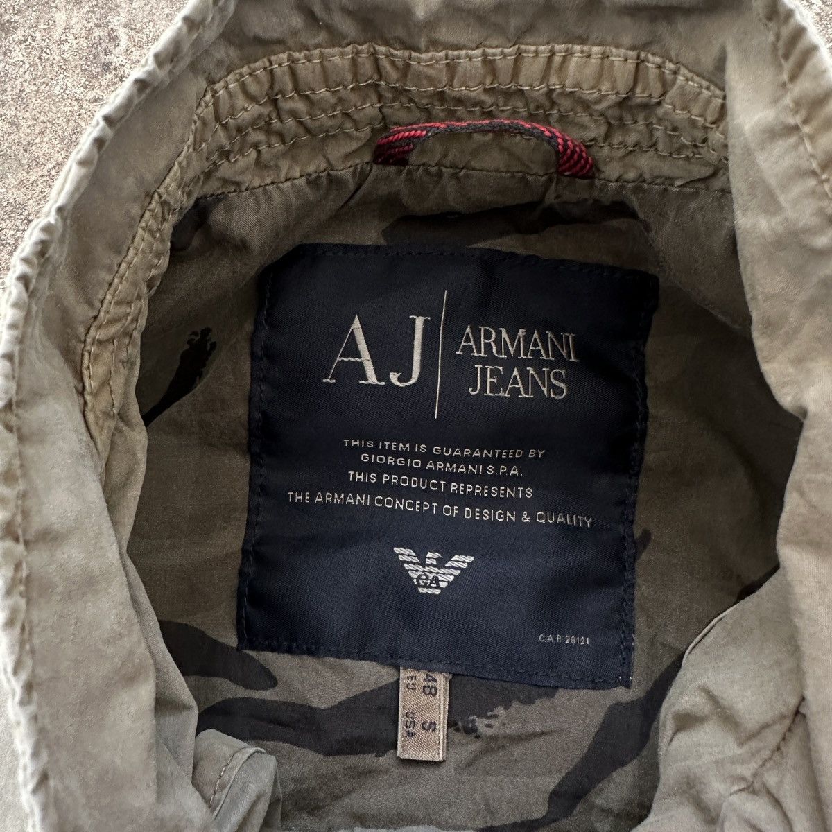 Emporio Armani Vintage Armani Jeans Olive Jacket Size US M / EU 48-50 / 2 - 6 Thumbnail