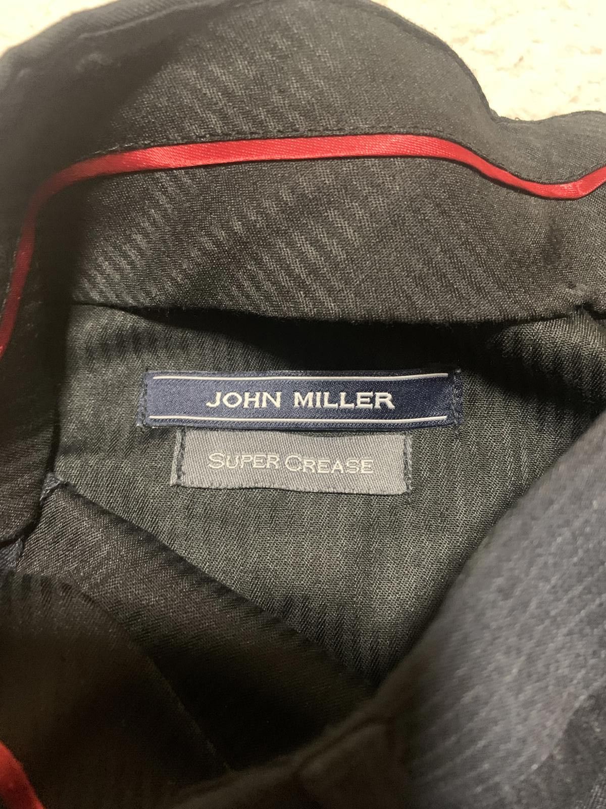 Other John Miller Super Crease Men's W32 Black Dress Pants Size 38R - 4 Thumbnail