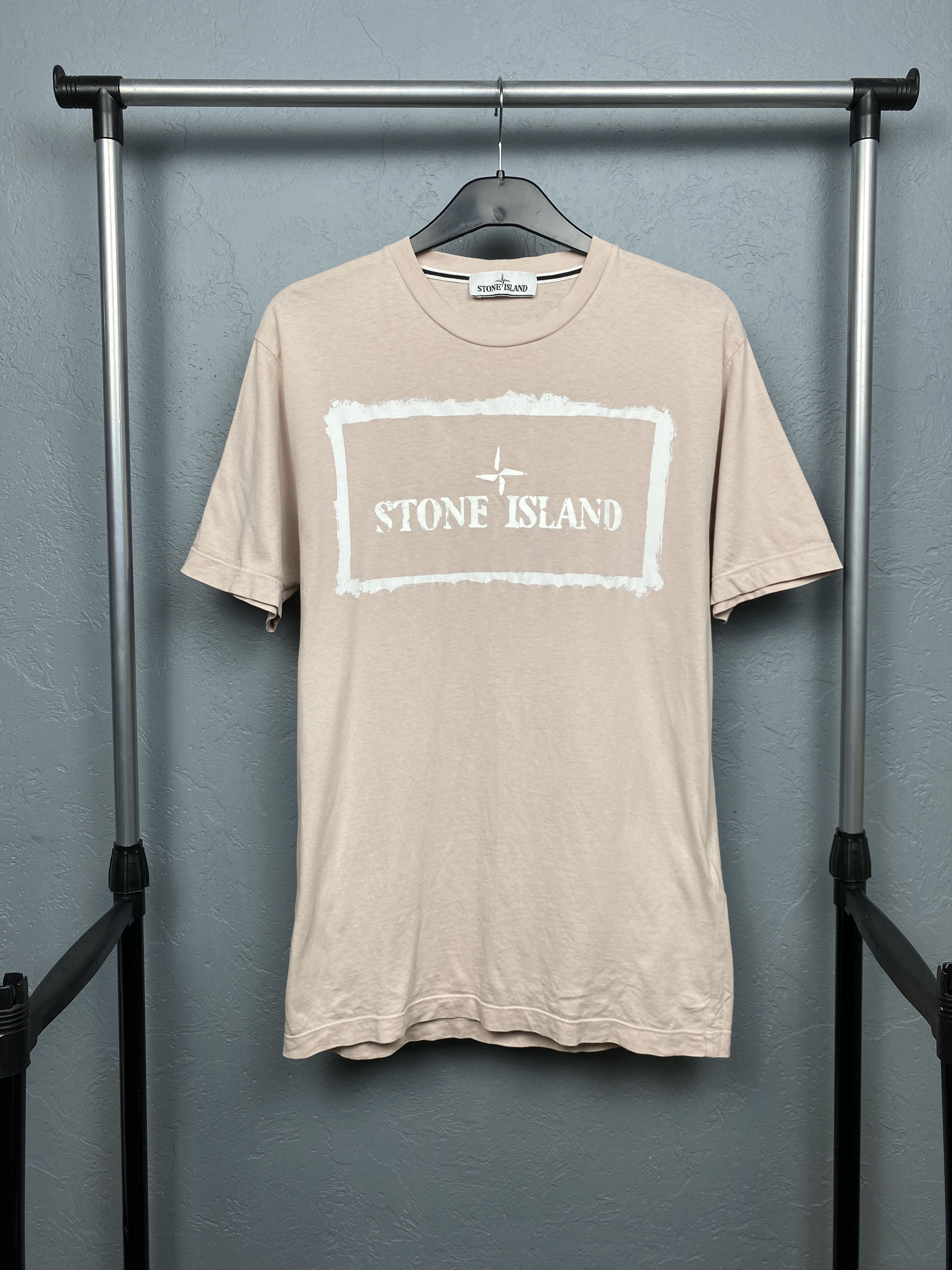Stone Island × Vintage Stone Island Vintage Big Logo T-Shirt Y2K Size US L / EU 52-54 / 3 - 1 Thumbnail