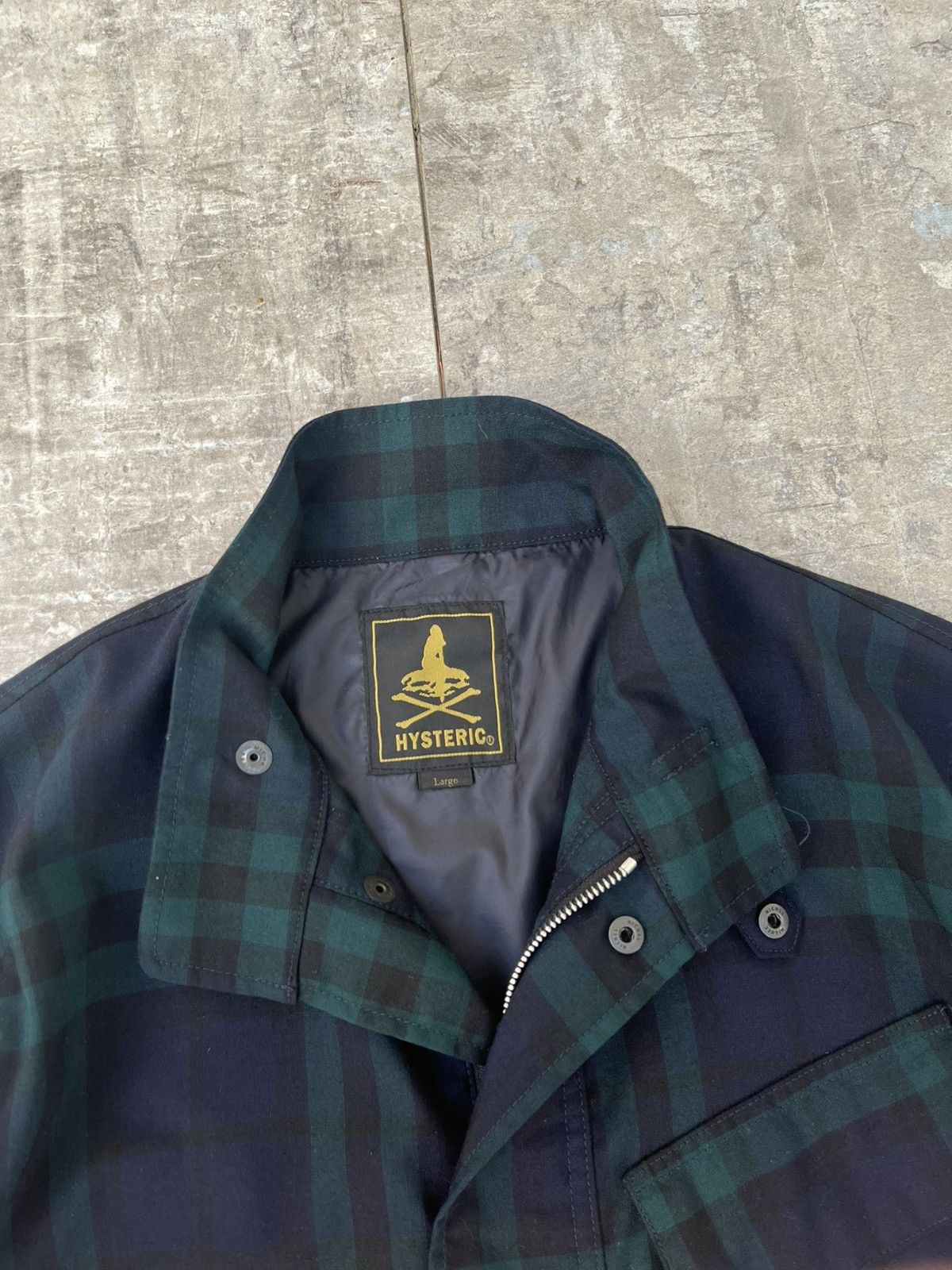 Hysteric Glamour Vintage Hysteric Glamour Plaid Slant Pocket Jacket Size US L / EU 52-54 / 3 - 3 Thumbnail