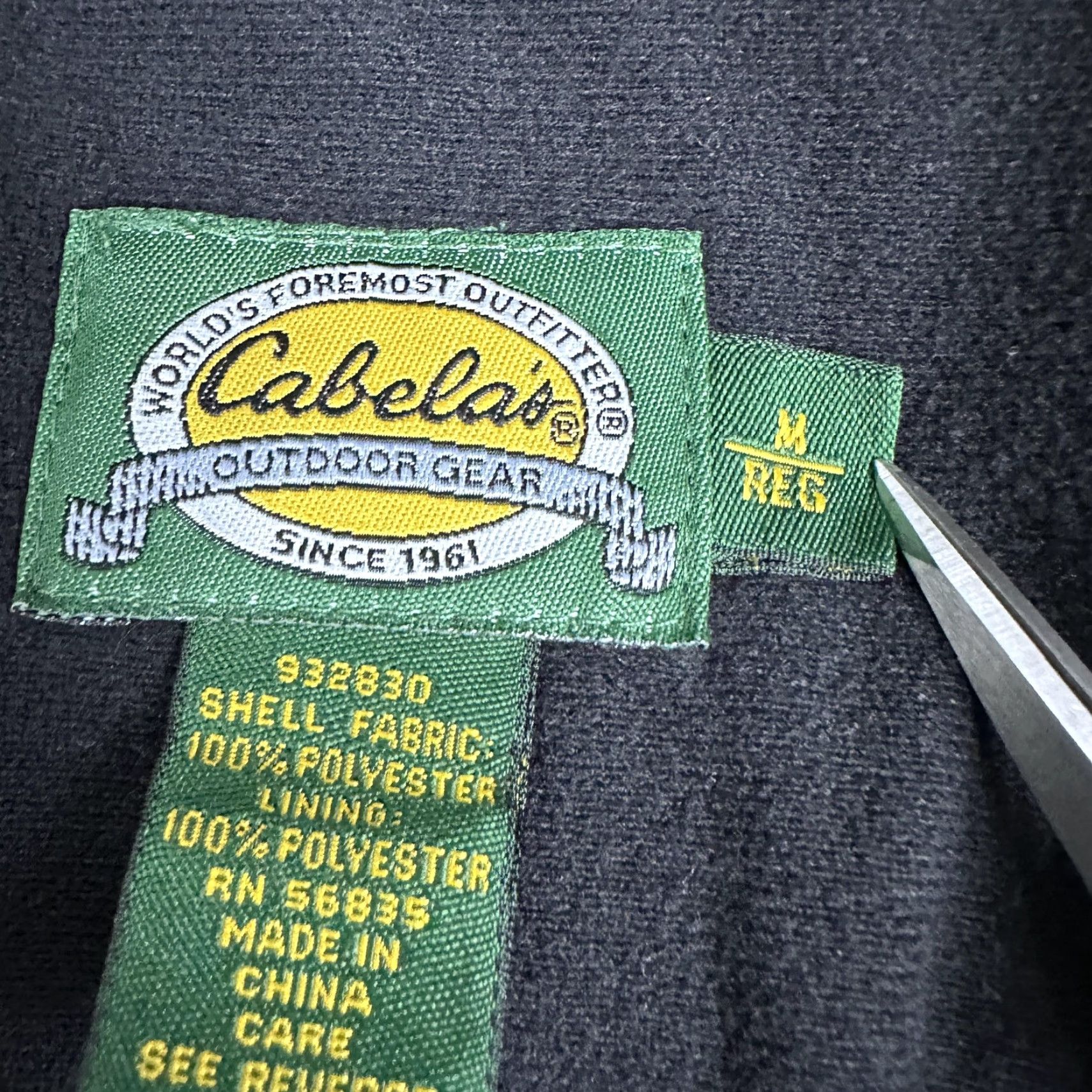 Vintage Cabela's Jacket Mens M Windshear Camouflage 1/4 Zip Lined Windproof Pullover Size US M / EU 48-50 / 2 - 6 Thumbnail