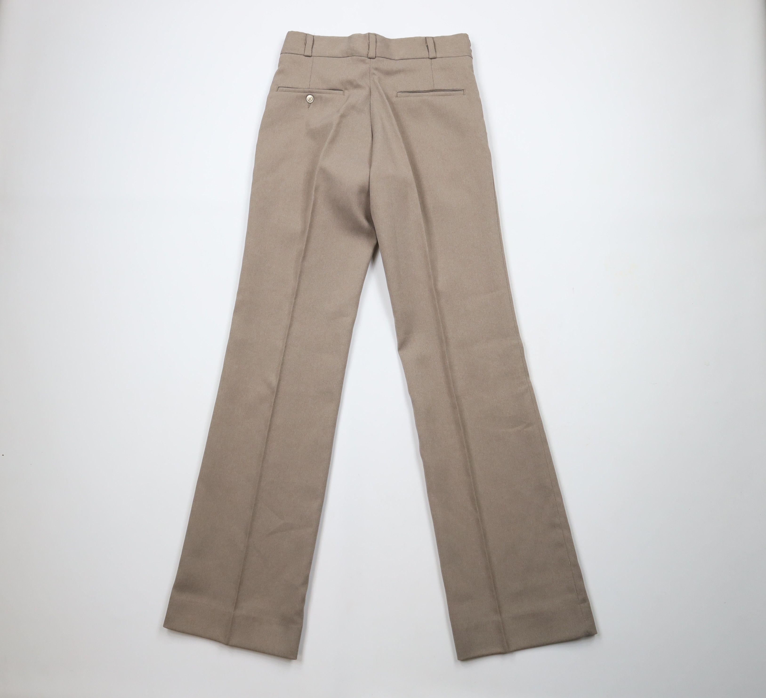 Vintage Vintage 70s Streetwear Bell Bottoms Chino Pants Beige USA Size US 29 - 8 Thumbnail