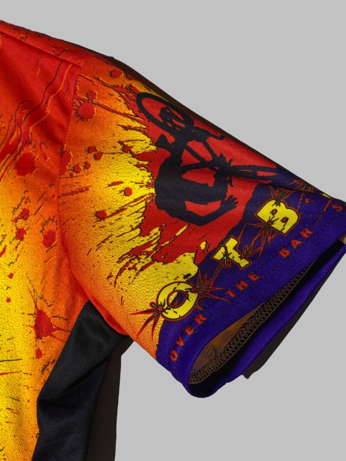 Other 🔥 Y2K BMX BIKE RACE JERSEY AOP PRIMAL XTREME CYBER COLOR Size US L / EU 52-54 / 3 - 11 Thumbnail