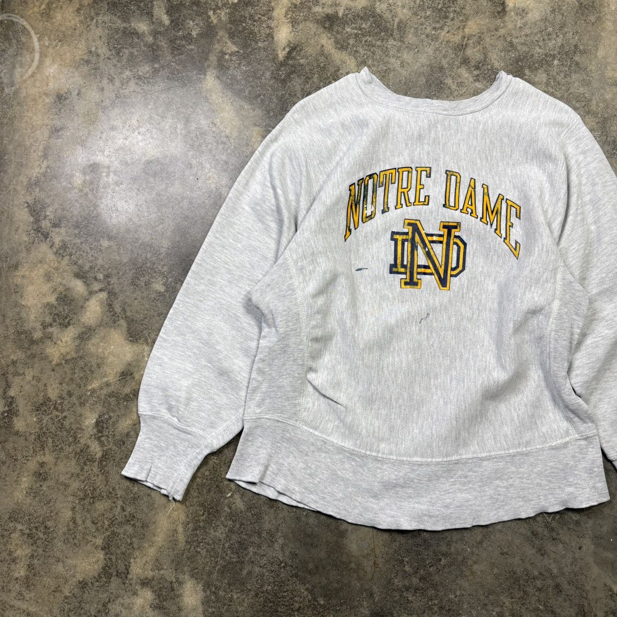 Champion vintage 80s champion reverse weave notre dame university Size US M / EU 48-50 / 2 - 1 Thumbnail