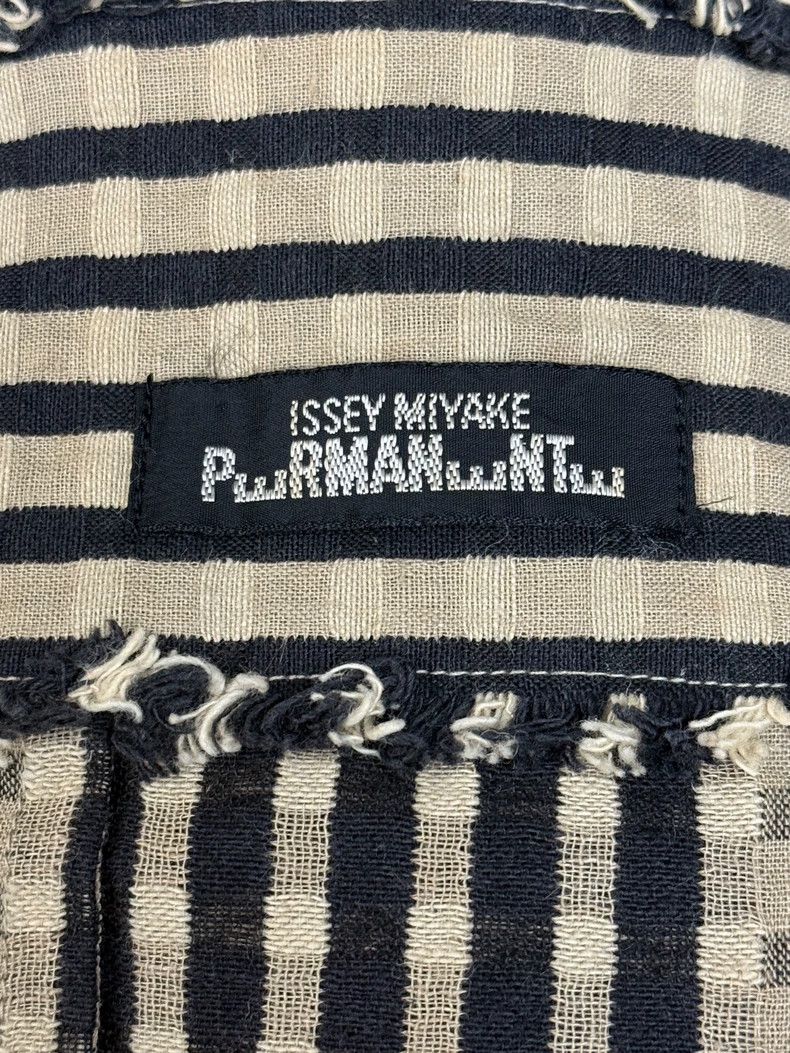 Issey Miyake Issey Miyake Cotton and linen striped jacket Size M / US 6-8 / IT 42-44 - 3 Thumbnail