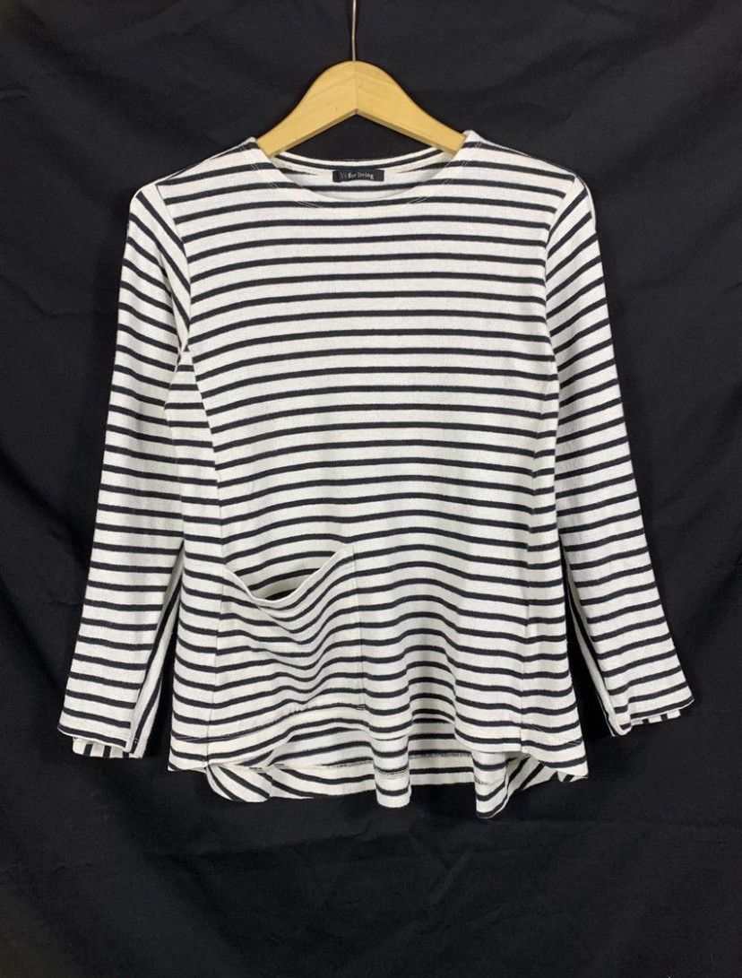 Issey Miyake Issey Miyake stripe by plantationlong sleeve Size US M / EU 48-50 / 2 - 1 Thumbnail