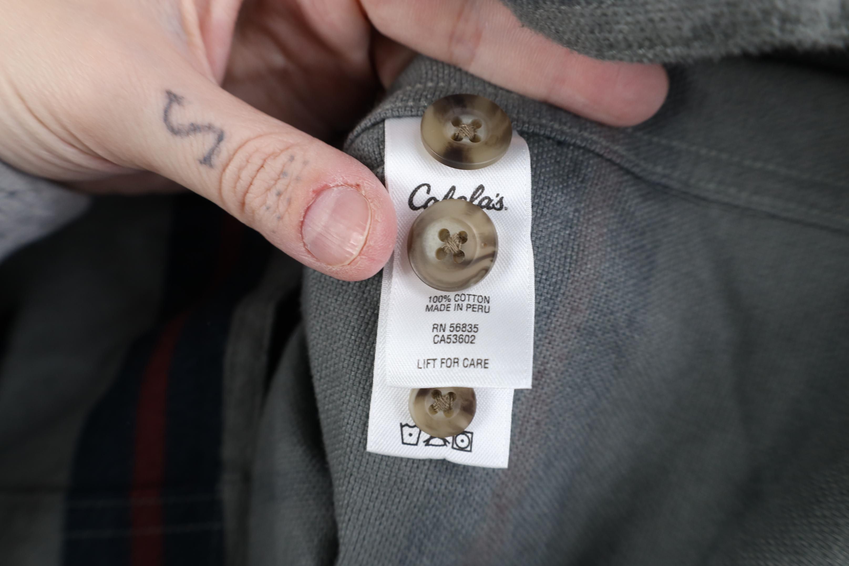 Cabelas Vintage Cabelas Heavyweight Chamois Cloth Button Down Shirt Size US XXL / EU 58 / 5 - 8 Thumbnail