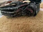 Other punk rivets skull love Belt Size ONE SIZE - 3 Thumbnail