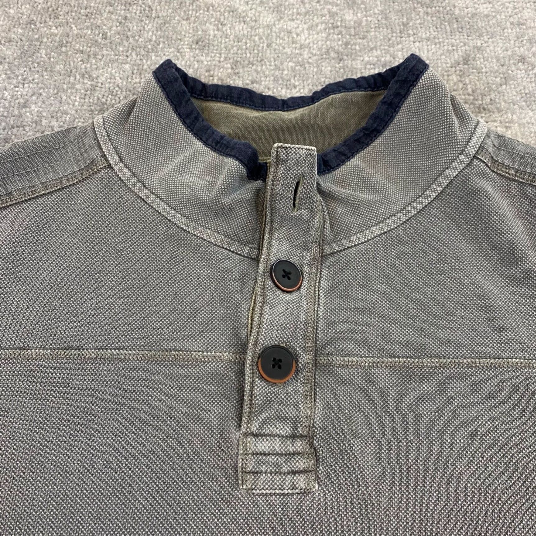 Carbon2Cobalt VINTAGE Carbon 2 Cobalt Men’s Sweater XL Gray Pullover Knit All Seasons Casual Office Warm Size US XL / EU 56 / 4 - 2 Thumbnail