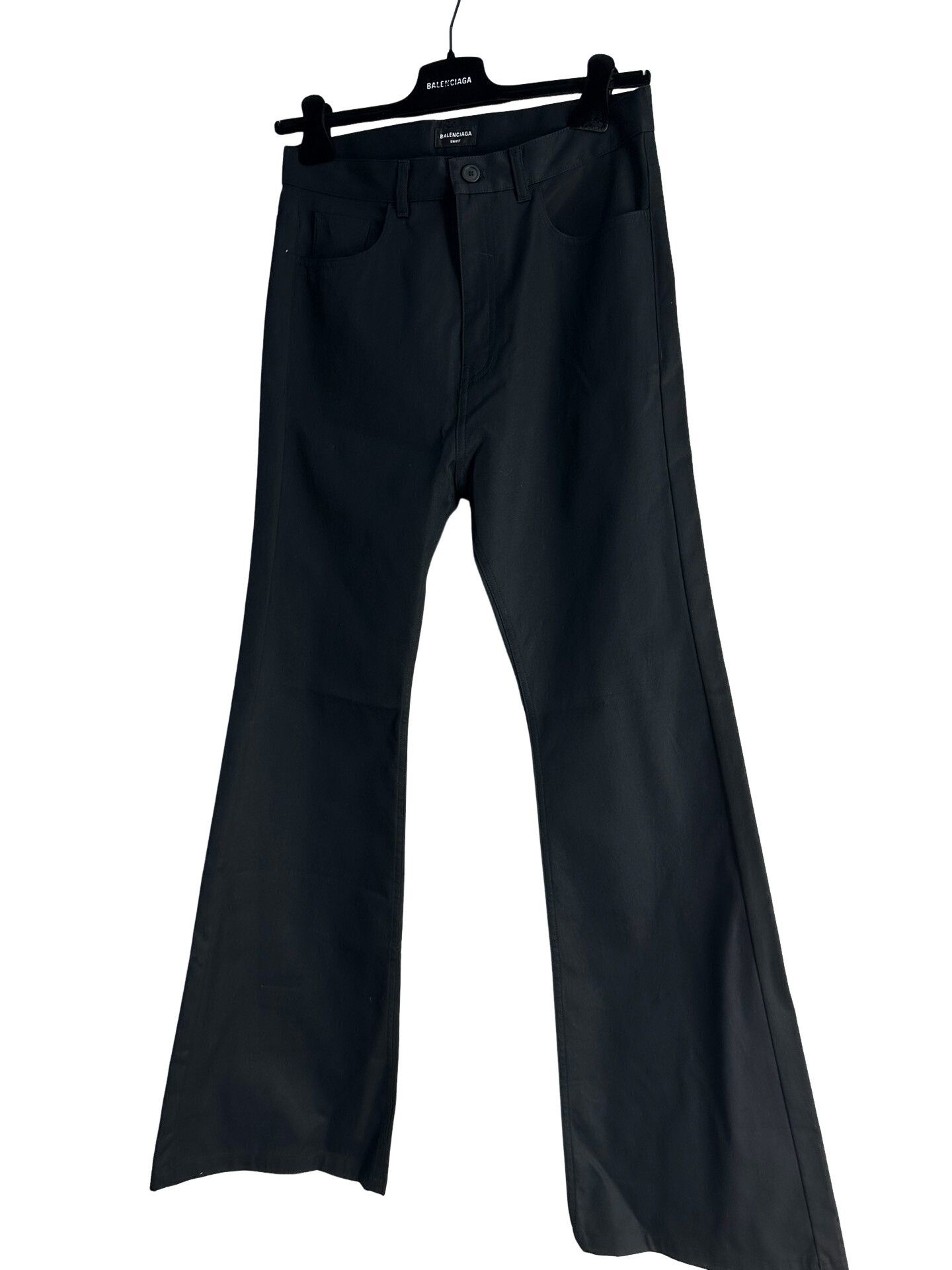 Balenciaga Balenciaga Black Flared Trousers XS Size US 28 / EU 44 - 1 Thumbnail