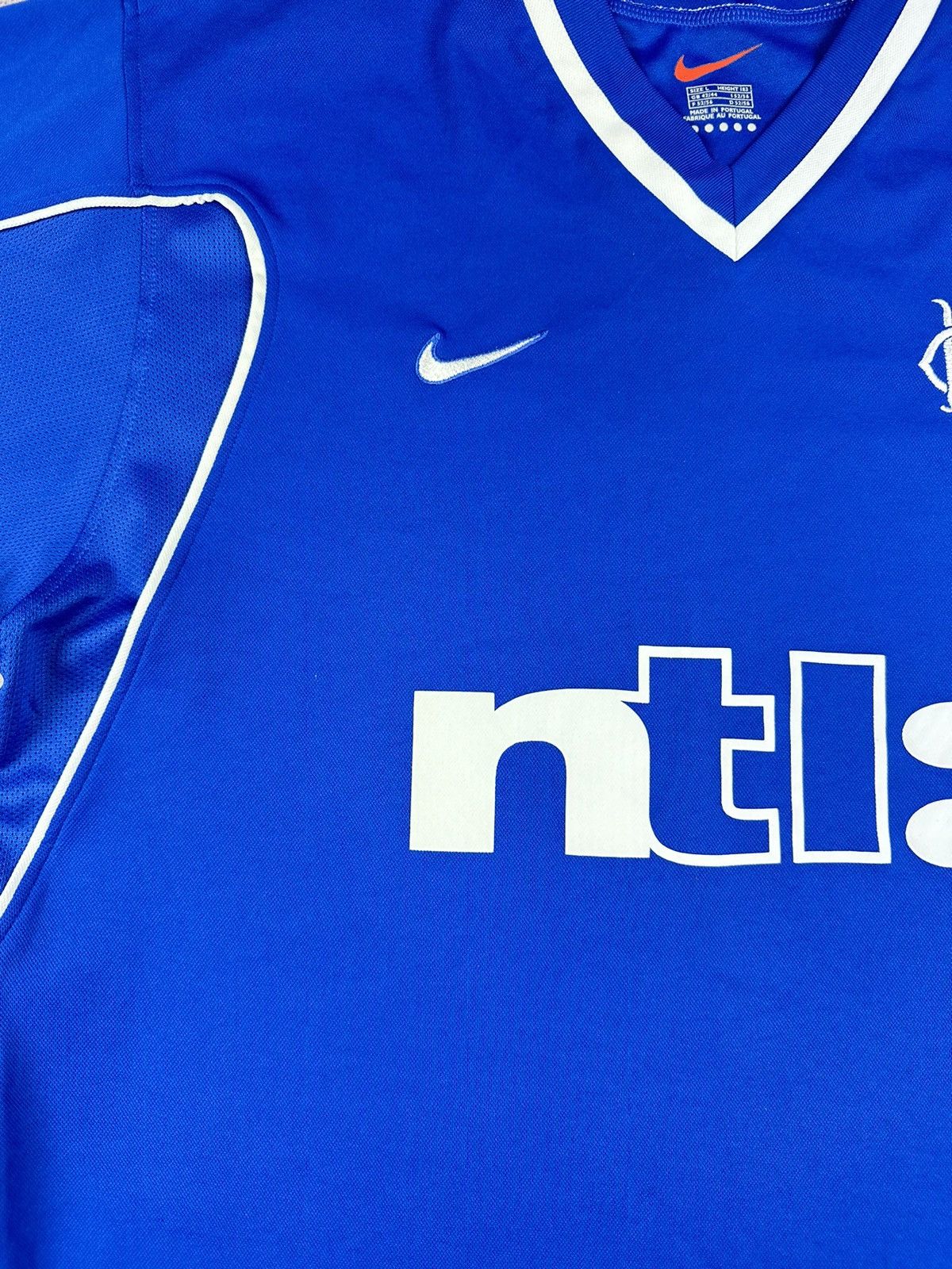 Nike 1999/00 Nike Rangers FC Vintage Soccer Jersey Size US L / EU 52-54 / 3 - 6 Thumbnail