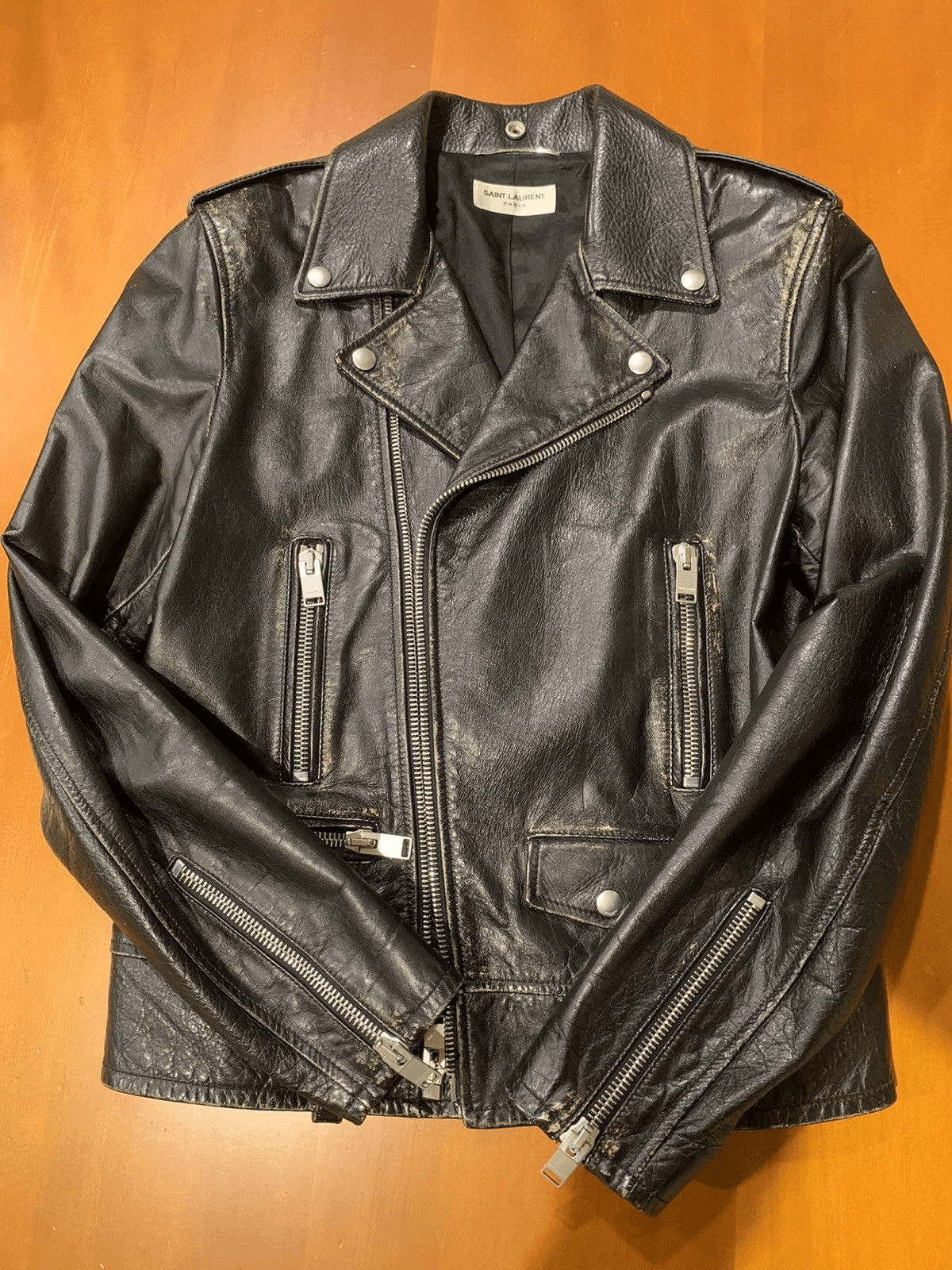 Saint Laurent Paris L01 Biker Jacket Size US M / EU 48-50 / 2 - 1 Thumbnail