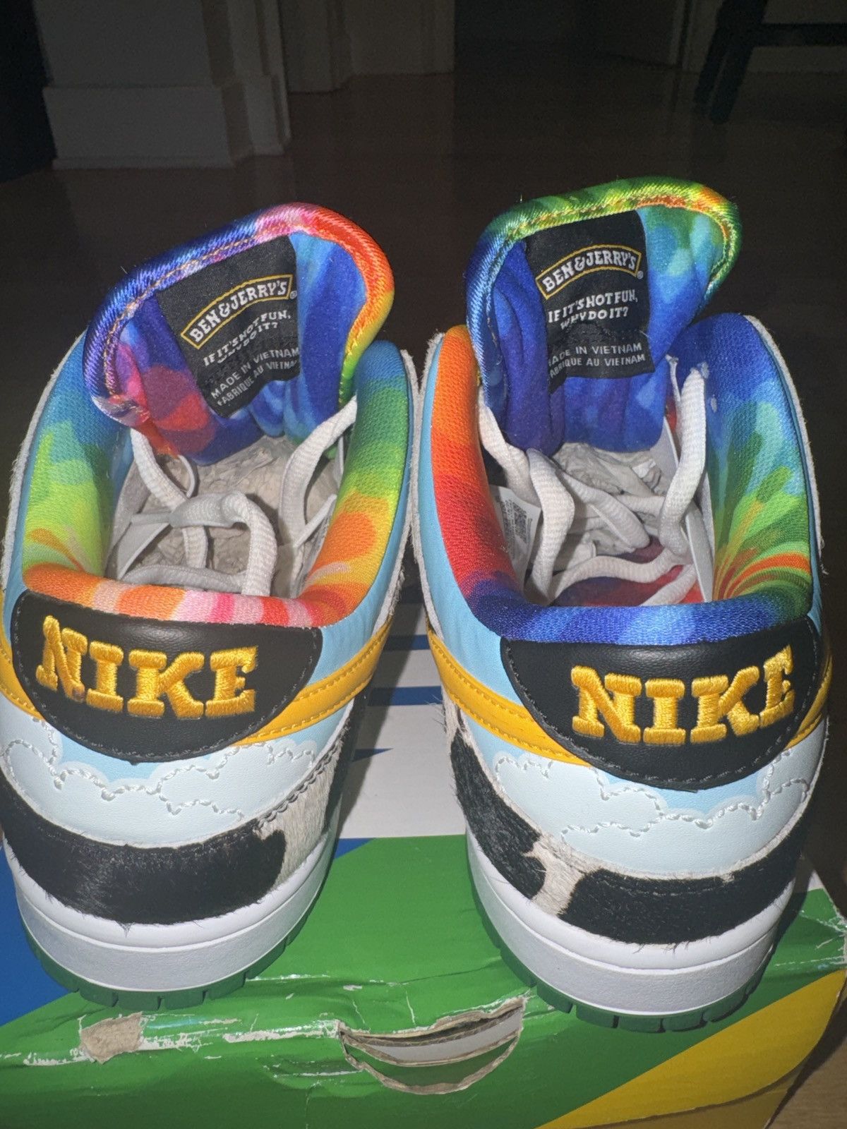 Nike BEN & JERRY'S X DUNK LOW SB 'CHUNKY DUNKY' Size US 9 / EU 42 - 10 Thumbnail