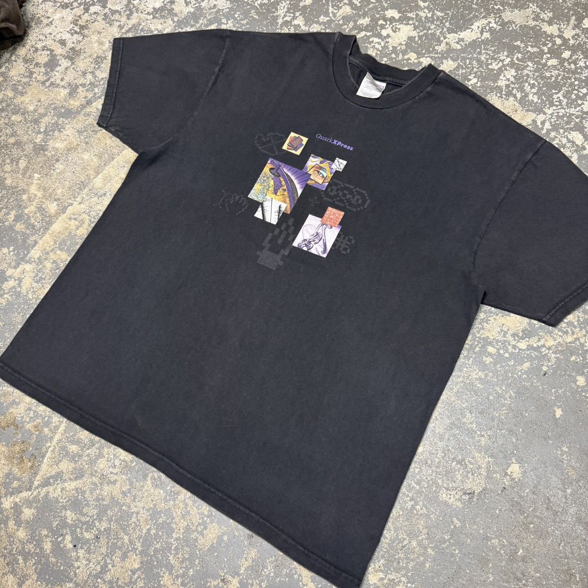 Vintage Vintage QuarkXPress Tech Computer 90s Internet Tshirt Size US XL / EU 56 / 4 - 2 Thumbnail