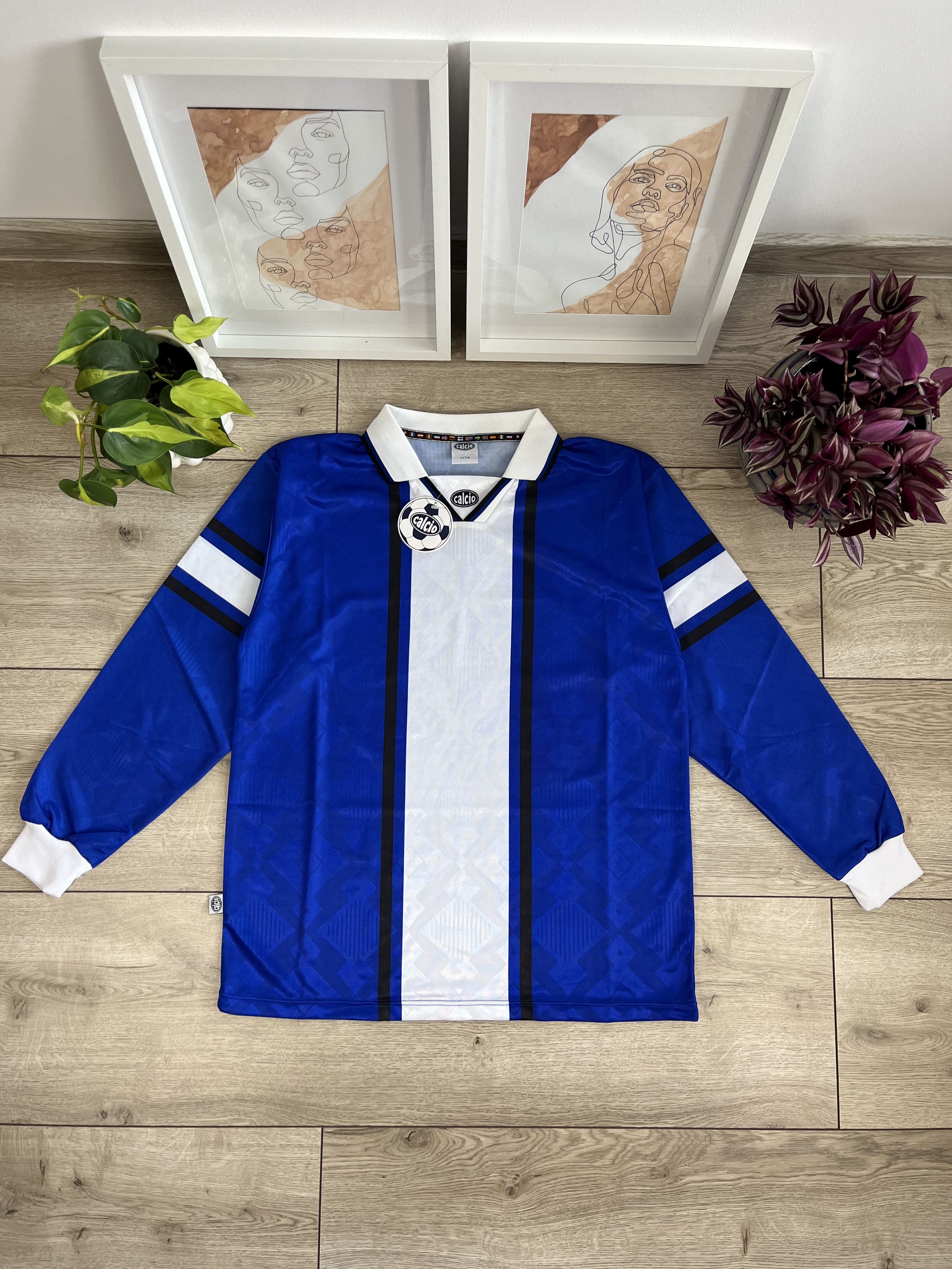Vintage Template calcio 90s jersey longsleeve Size US L / EU 52-54 / 3 - 1 Thumbnail