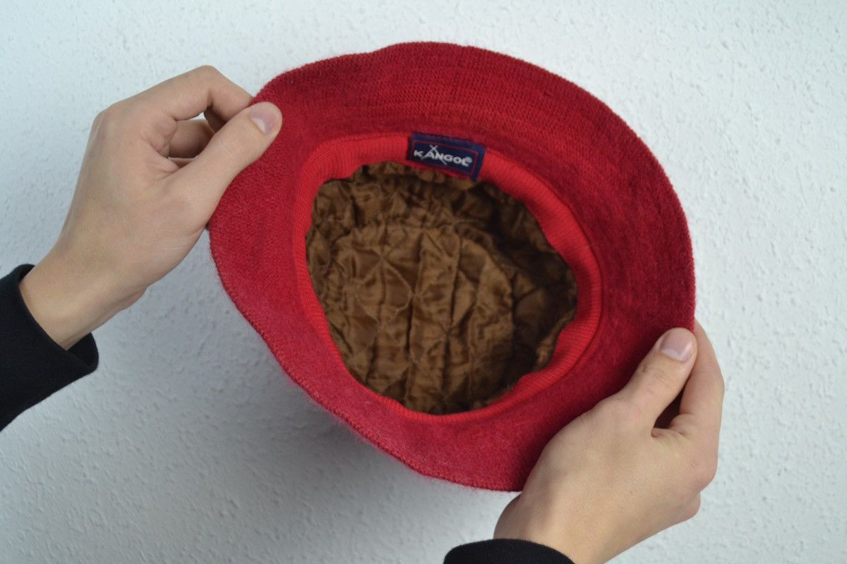 Kangol × Vintage Vintage Red Kangol Angora Blend Bucket Hat Size ONE SIZE - 9 Thumbnail