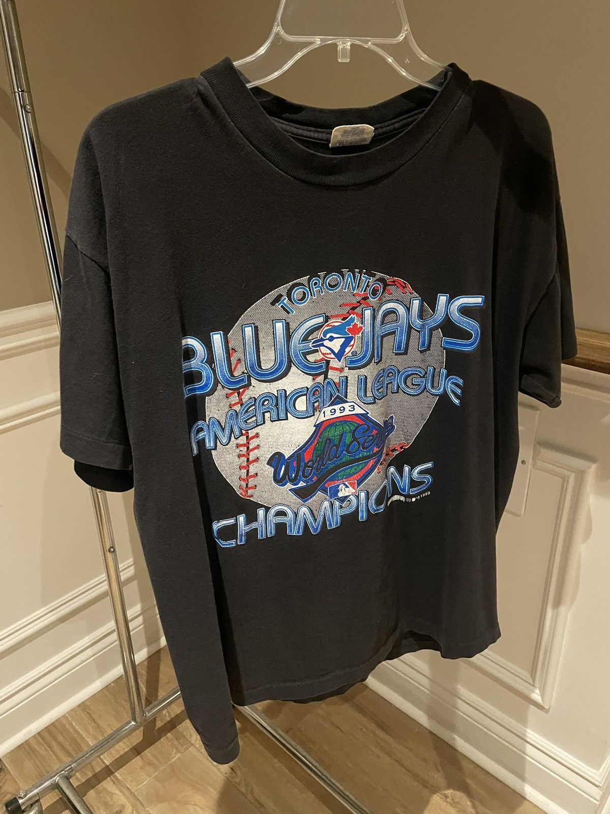 Vintage Vintage 1992-1993 Toronto Blue Jays World Series t-shirt Size US L / EU 52-54 / 3 - 2 Thumbnail