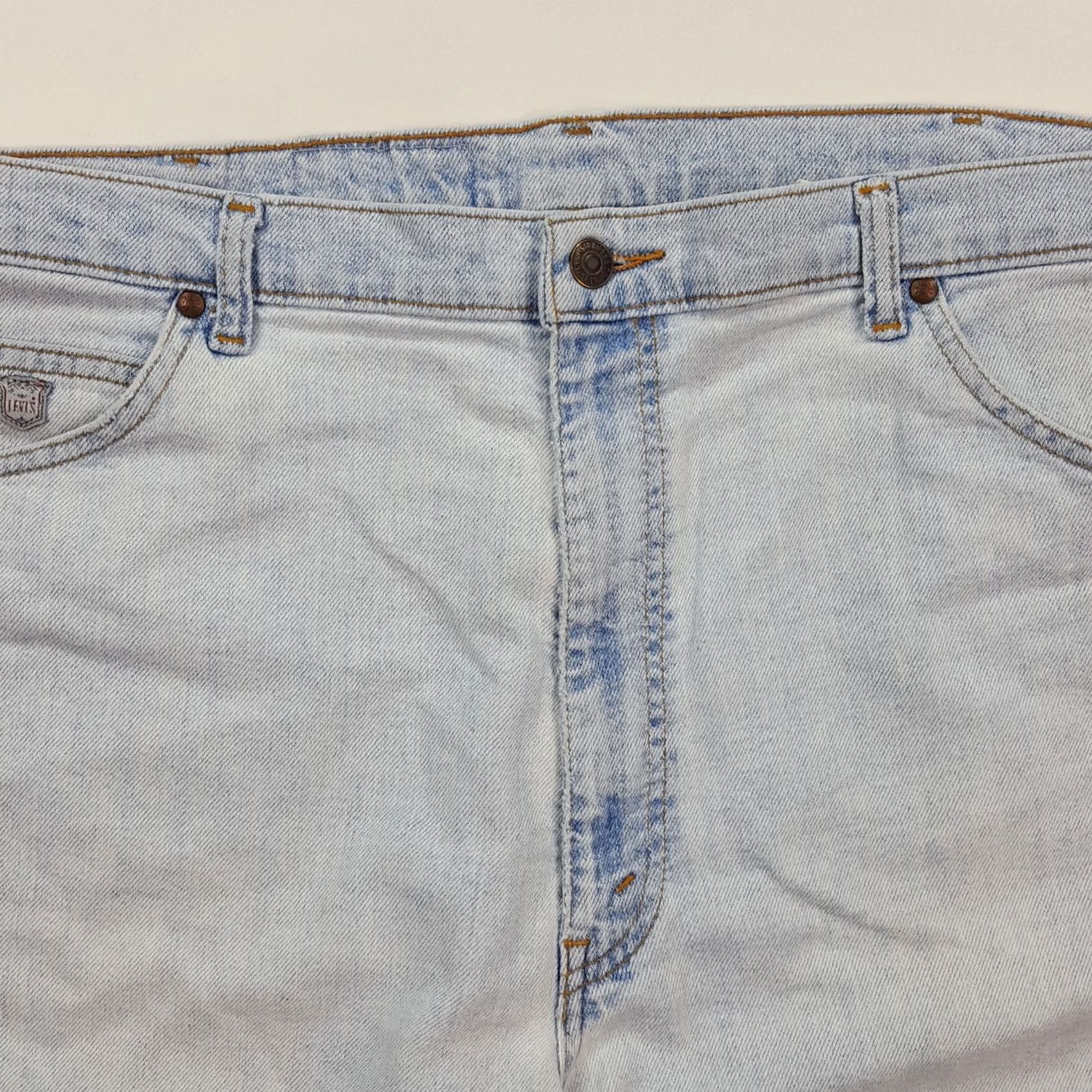 Levi's VINTAGE Levi's Relaxed Jeans Mens 40x30 Straight Denim Blue 80s 90s Grunge Retro Work Western USA Boots Size US 40 / EU 56 - 5 Thumbnail