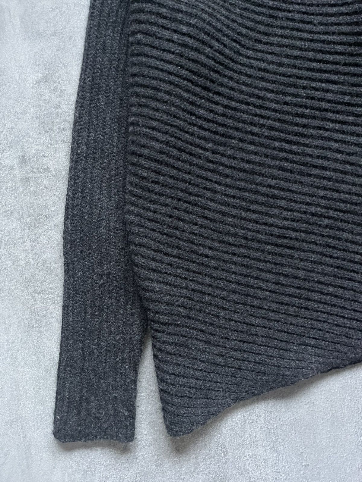 Toteme Toteme Twisted Rib Knit Wool Sweater Charcoal Anthracite S Size S / US 4 / IT 40 - 5 Thumbnail