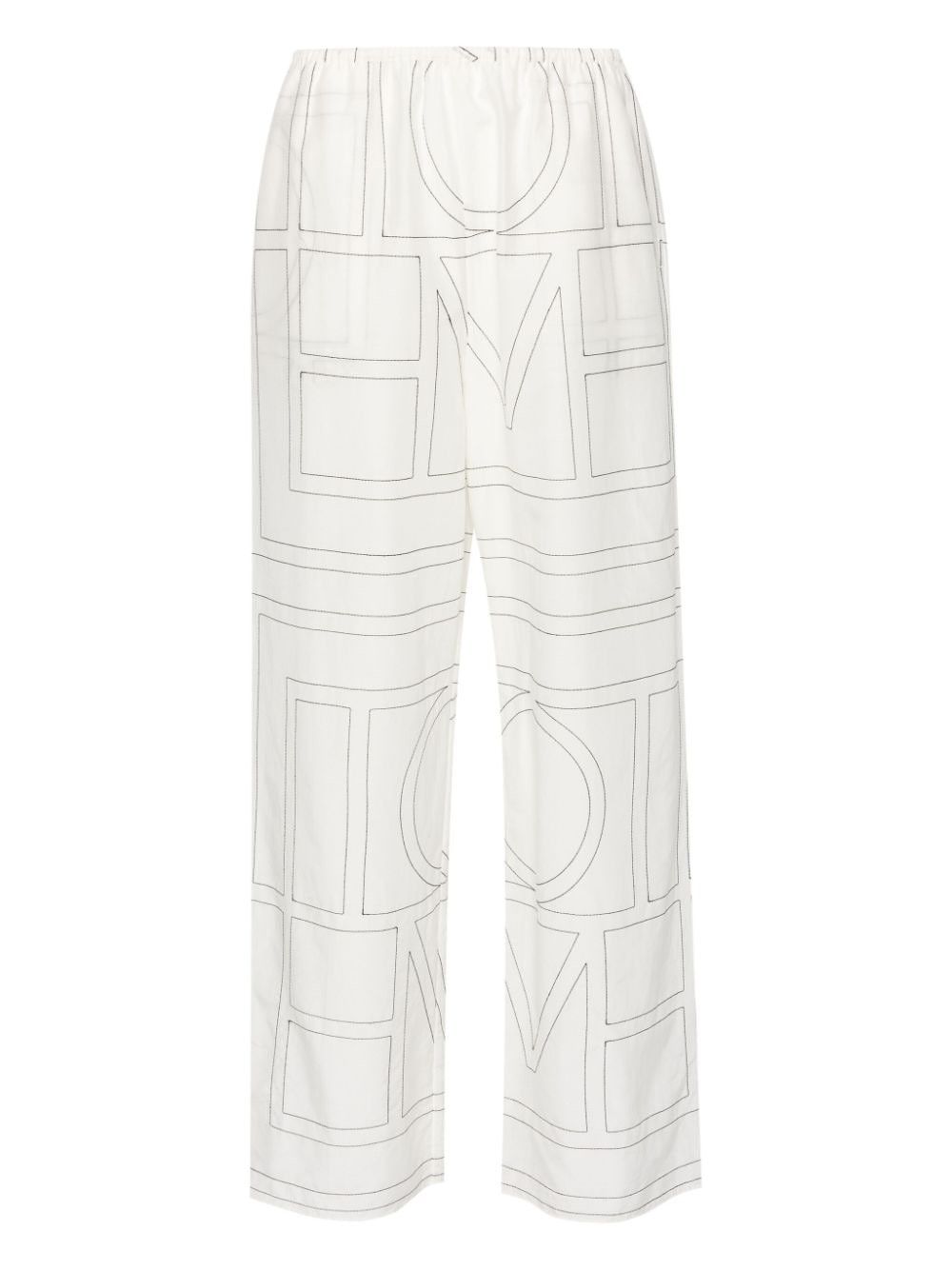Toteme MONOGRAM COTTON BLEND TROUSERS Size 26" / US 2 / IT 38 - 1 Thumbnail