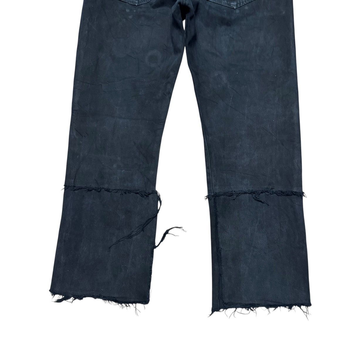 Beams Japan × Levi's Remake By AND TEMA Levis 501 Black Denim Jeans Open Leg Size US 36 / EU 52 - 14 Thumbnail